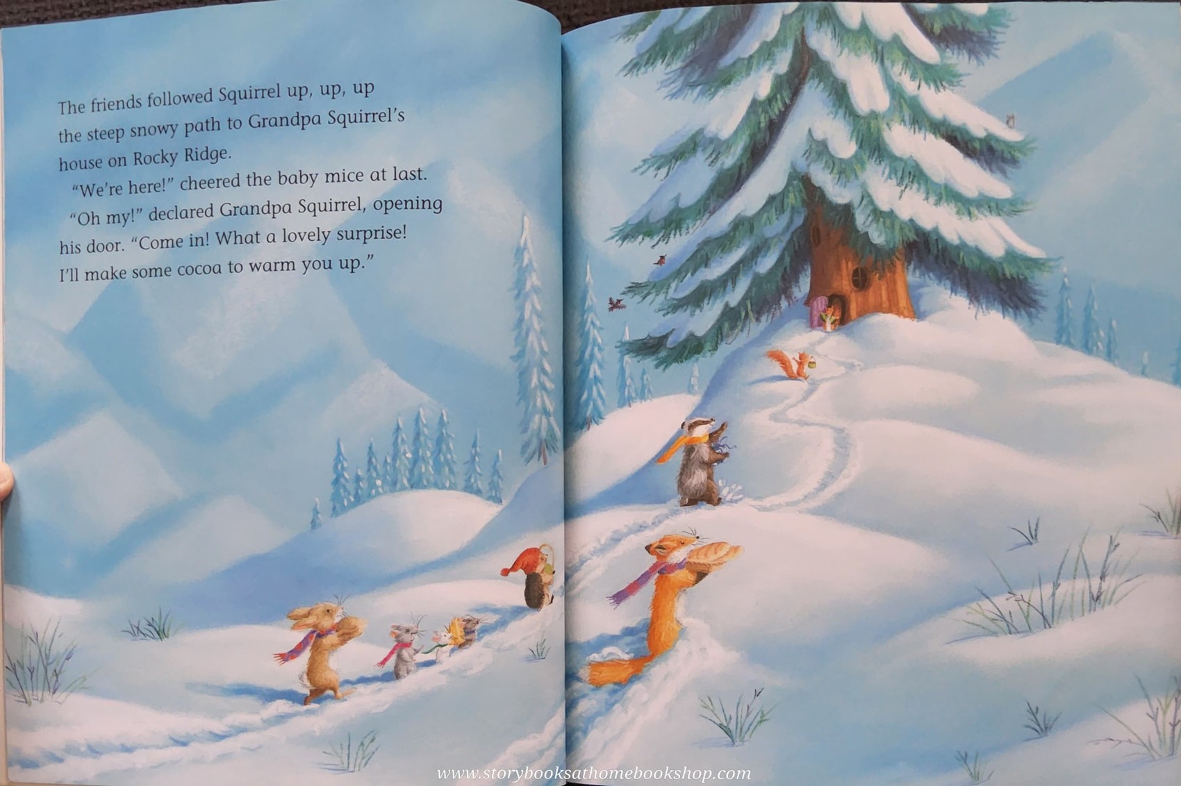 หนังสือนิทานปกอ่อน** 🍅ONE CHRISTMAS JOURNEY BY M CHRISTMAS BUTLER AND TINA MACNAUGHTON