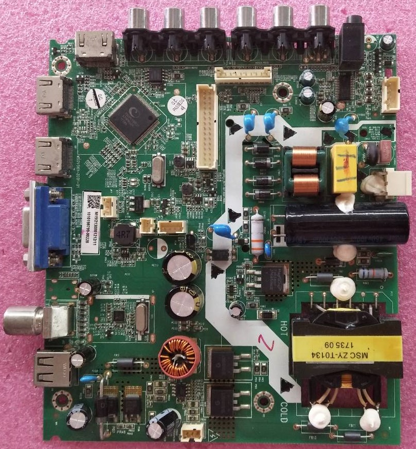 One Board HAIER (วันบอร์ด ไฮเออร์) ของแท้ถอดจากเครื่อง รุ่นLE32B8000 พาร์ท MS0V561-ZC01-01 เวอร์ชั่นใช้จอเบอร์LSC320AN10-H02