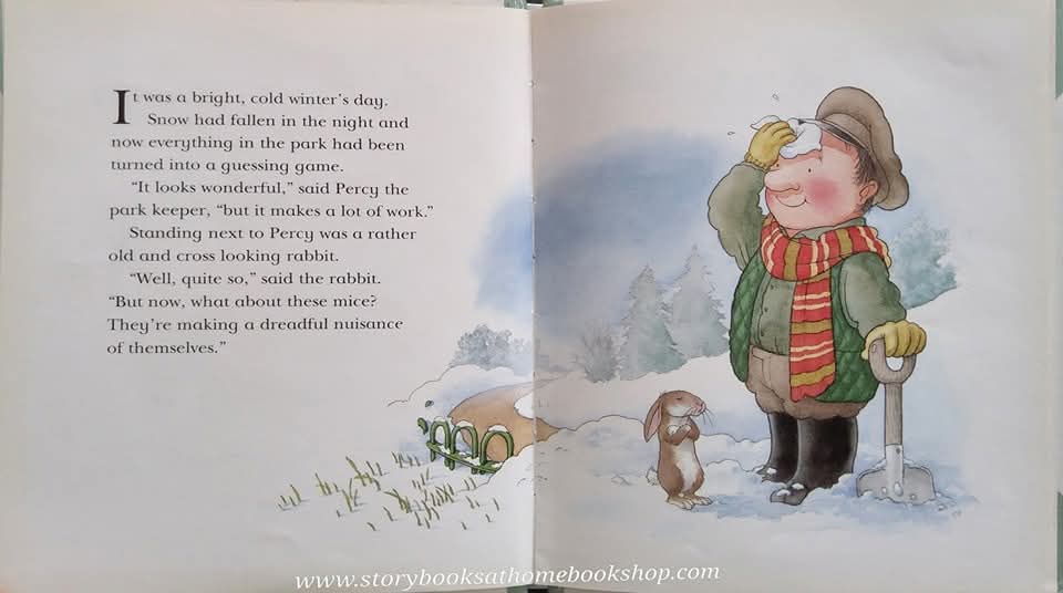 หนังสือนิทานปกแข็ง ** ♥️PERCY'S PARK THE CROSS RABBIT BY NICK BUTTERWORTH