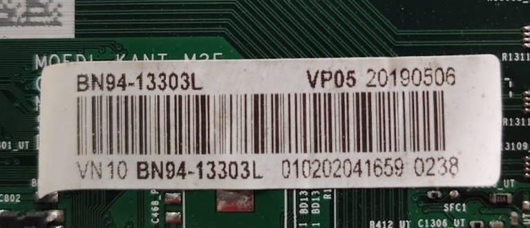 เมนบอร์ดทีวีซัมซุง Samsung อะไหล่แท้/มือสองพร้อมใช้งาน ใช้กับรุ่น UA49NU7500KXXT พาร์ท BN94-13303L