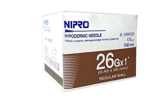 NIPRO เบอร์ 26G x 1 นิ้ว