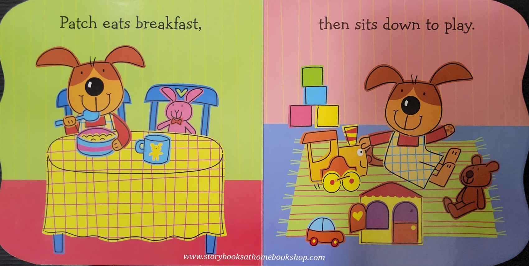 BOARD BOOK ** 🍅🍓A DAY WITH PATCH