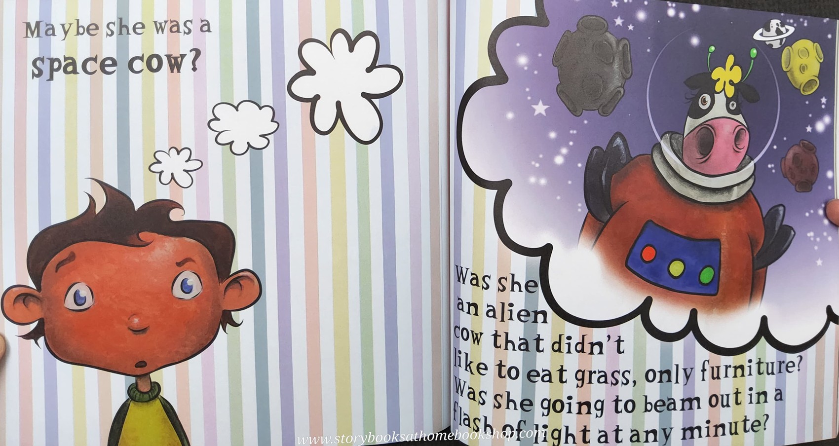 หนังสือนิทานปกอ่อน** 🍅THERE'S A COW IN THE FLAT