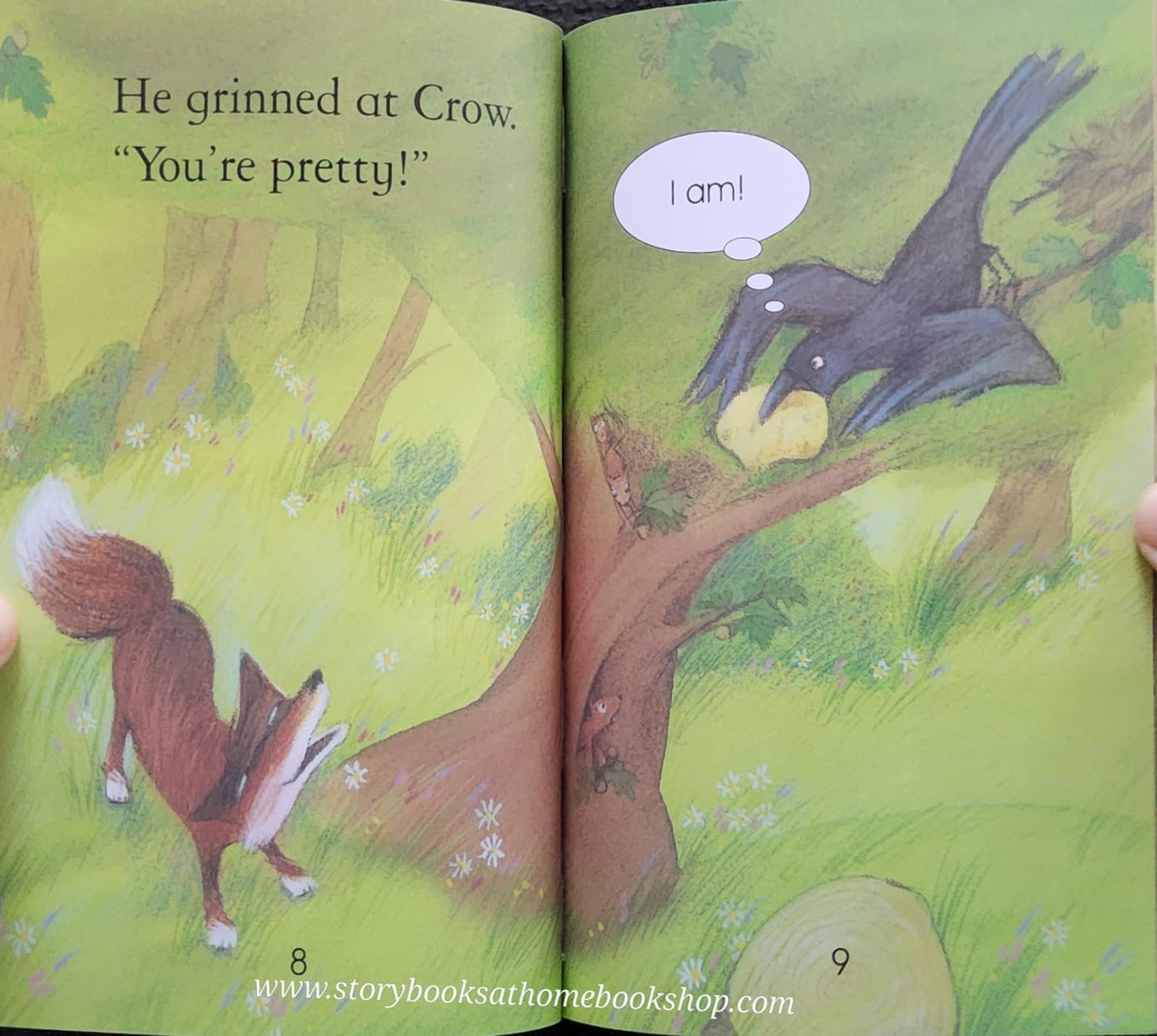 หนังสือนิทานปกอ่อน** ♥️USBORNE FIRST READING: THE FOX AND THE CROW