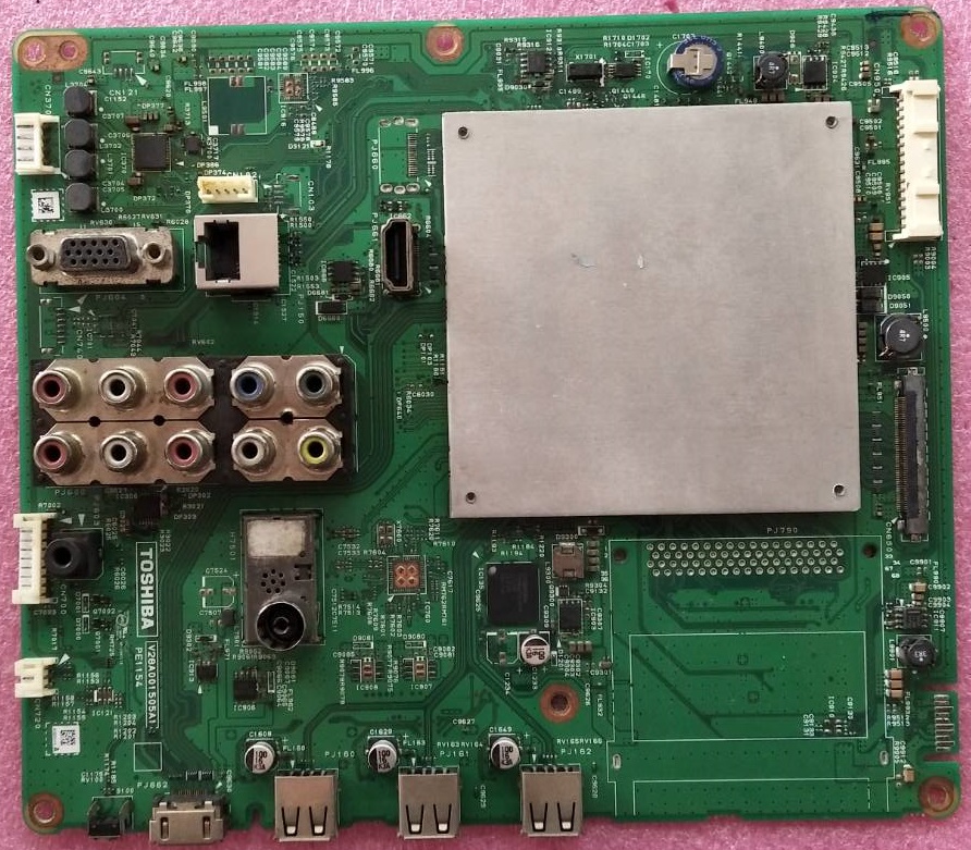 เมนบอร์ดทีวี โตชิบา TOSHIBA ของแท้มือสองถอดจากเครื่อง ใช้กับรุ่น 39L4300VT