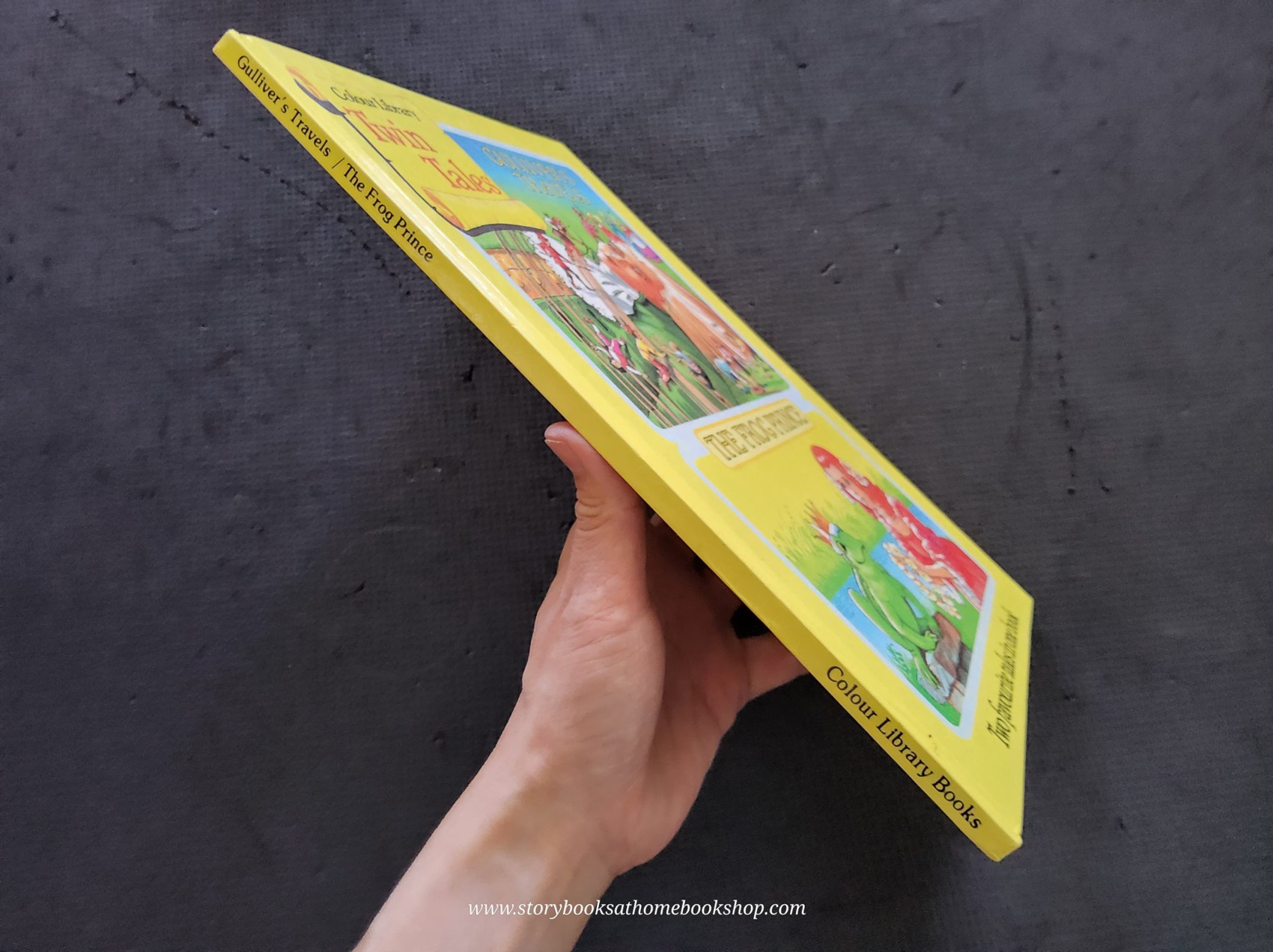 หนังสือนิทานปกแข็ง ** 🍅🍓TWIN TALES: GULLIVER'S TRAVELS AND THE FROG PRINCE