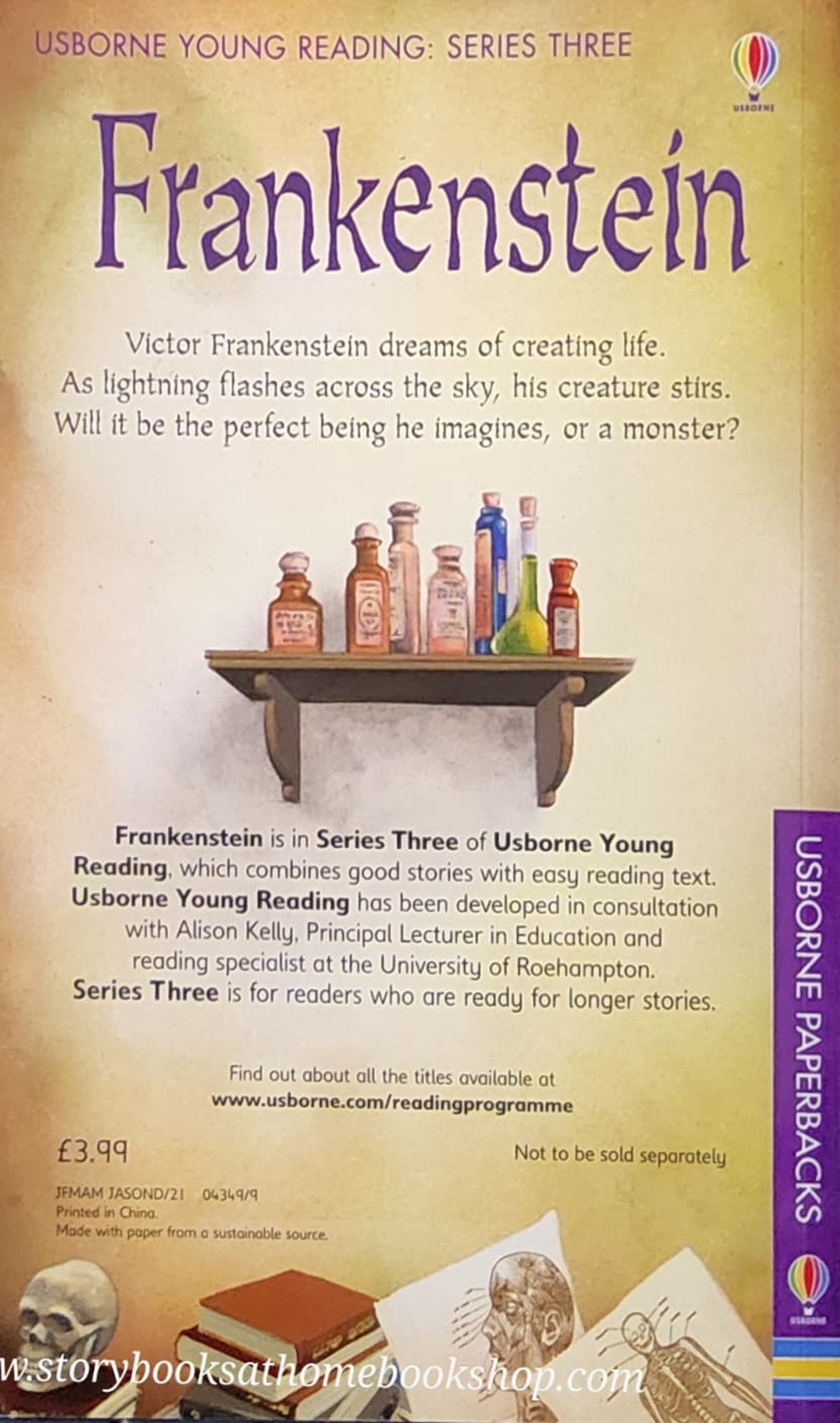 หนังสือนิทานปกอ่อน** 🍓🍓USBORNE YOUNG READING:FRANKENSTEIN