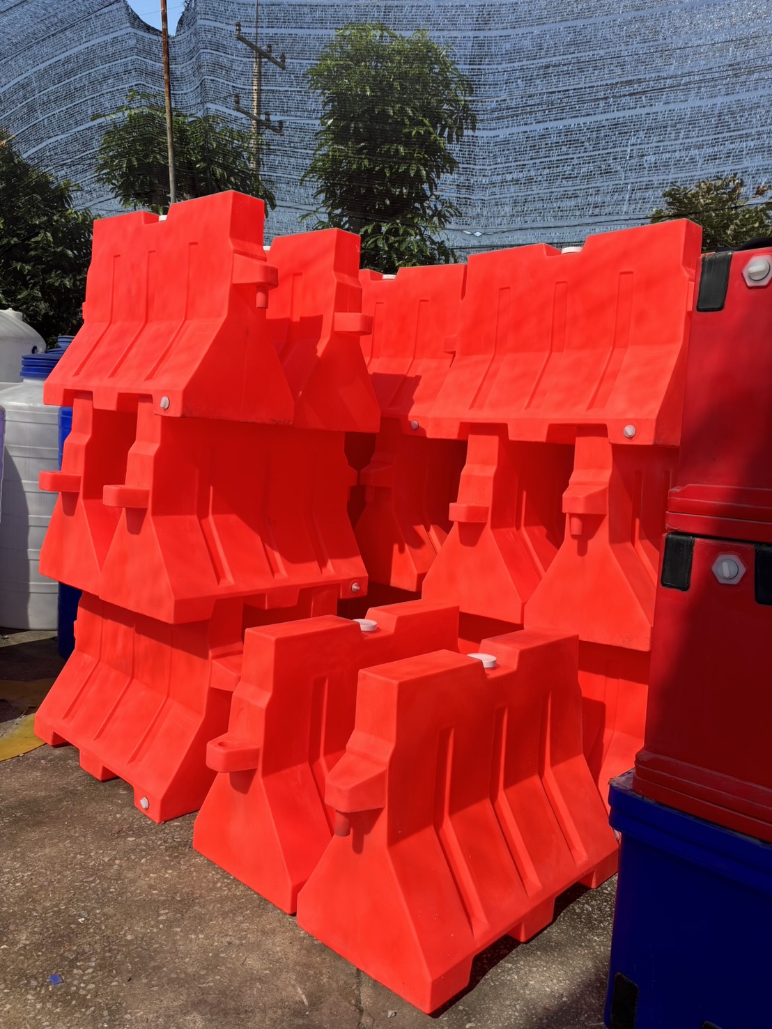 Barrier 50x80x100cm แบริเออร์พลาสติก