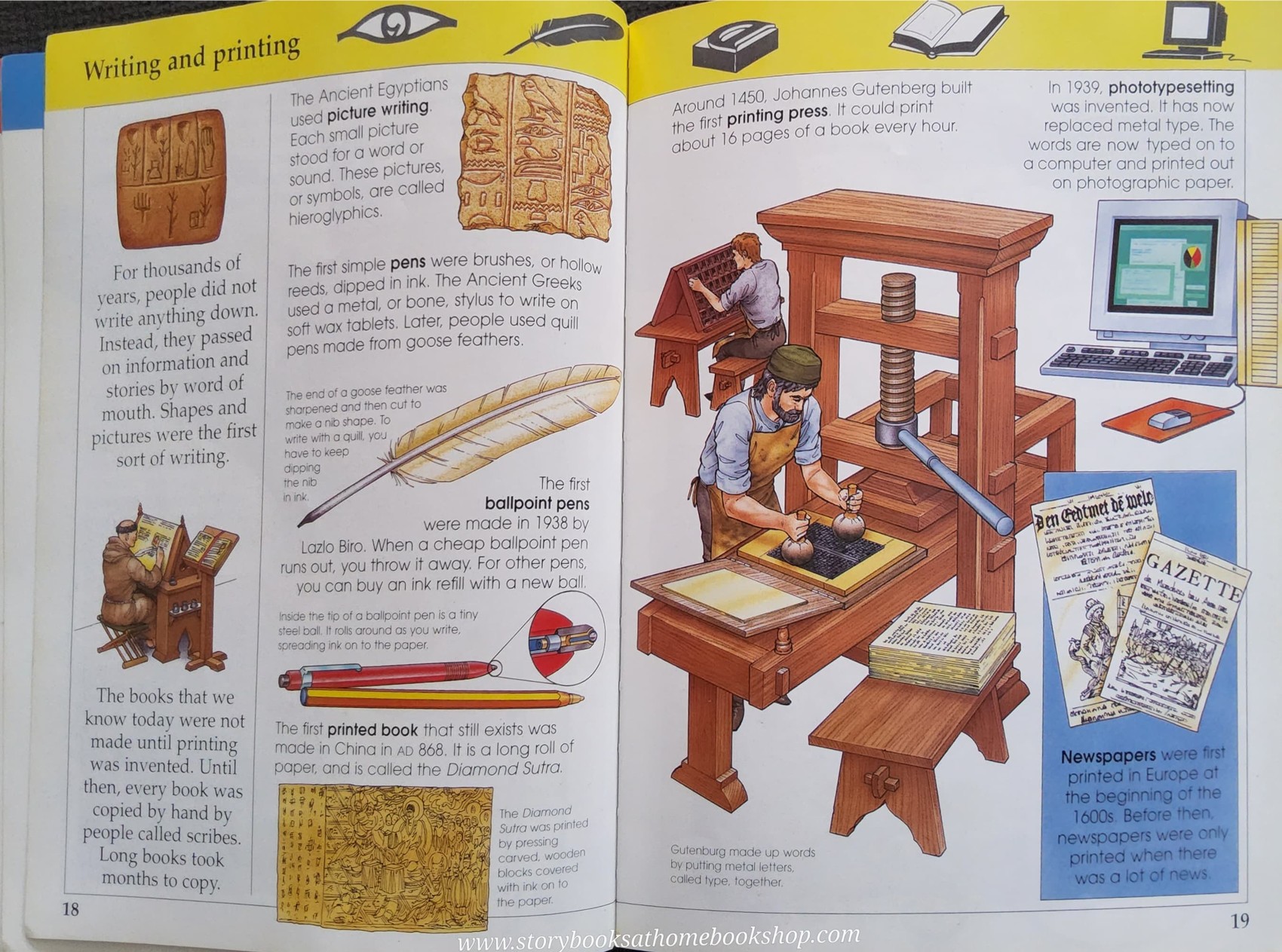 KNOWLEDGE BOOK** ♥️PUFFIN FACTFINDERS INVENTIONS