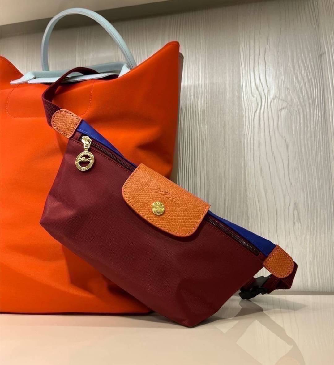 🔺โปร New Longchamp Le Pliage RE-PLAY Convertible Belt Bag รุ่นลิมิเต็ด