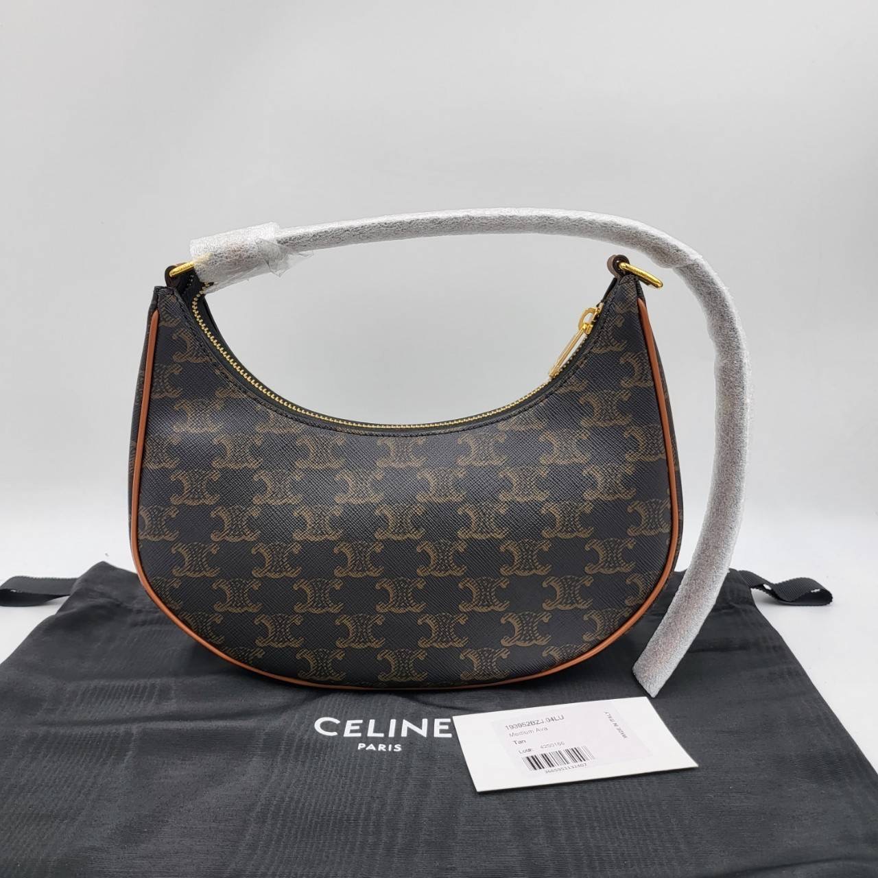 พร้อมส่ง New celine ava อุปกรณ์ ถุงผ้า ถุงกระดาษ การ์ด rec