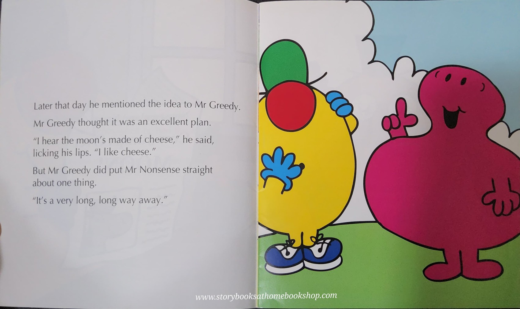 หนังสือนิทานปกอ่อน** 👉LITTLE MISS&MR.MEN👍 🍅🍓MR.SMALL TRIP TO THE MOON BY Roger Hargreaues