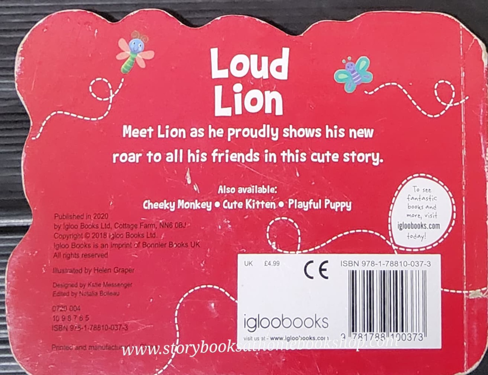 BOARD BOOK** ♥️LOUD LION FULL OF NOISY FUN