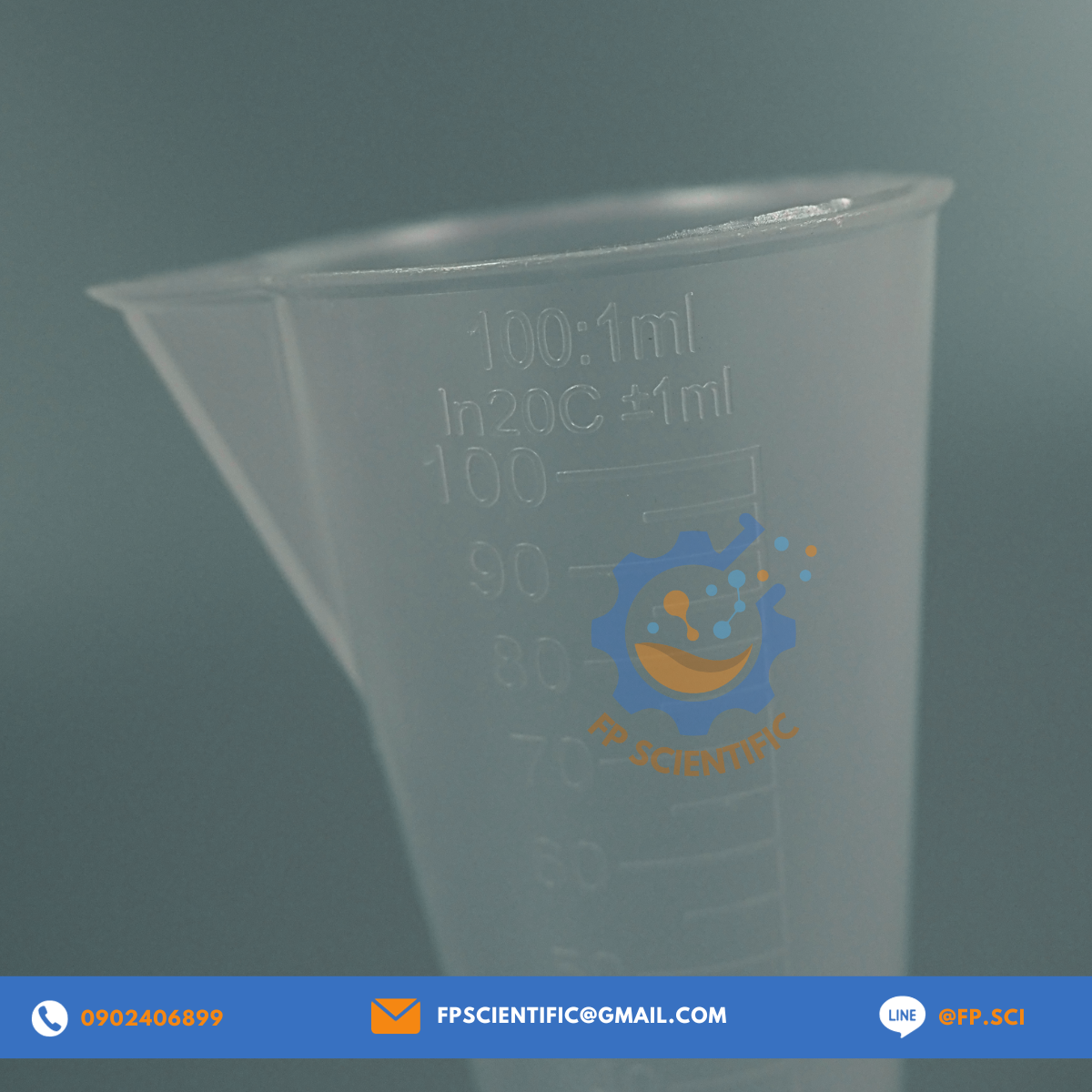 Beaker PP ขนาด 100ml