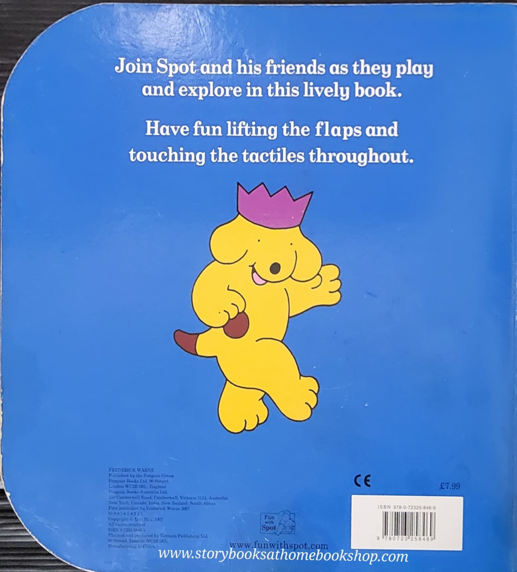 FLAP TOUCH AND FEEL BOARD BOOK** ♥️SPOT'S PLAYBOOK