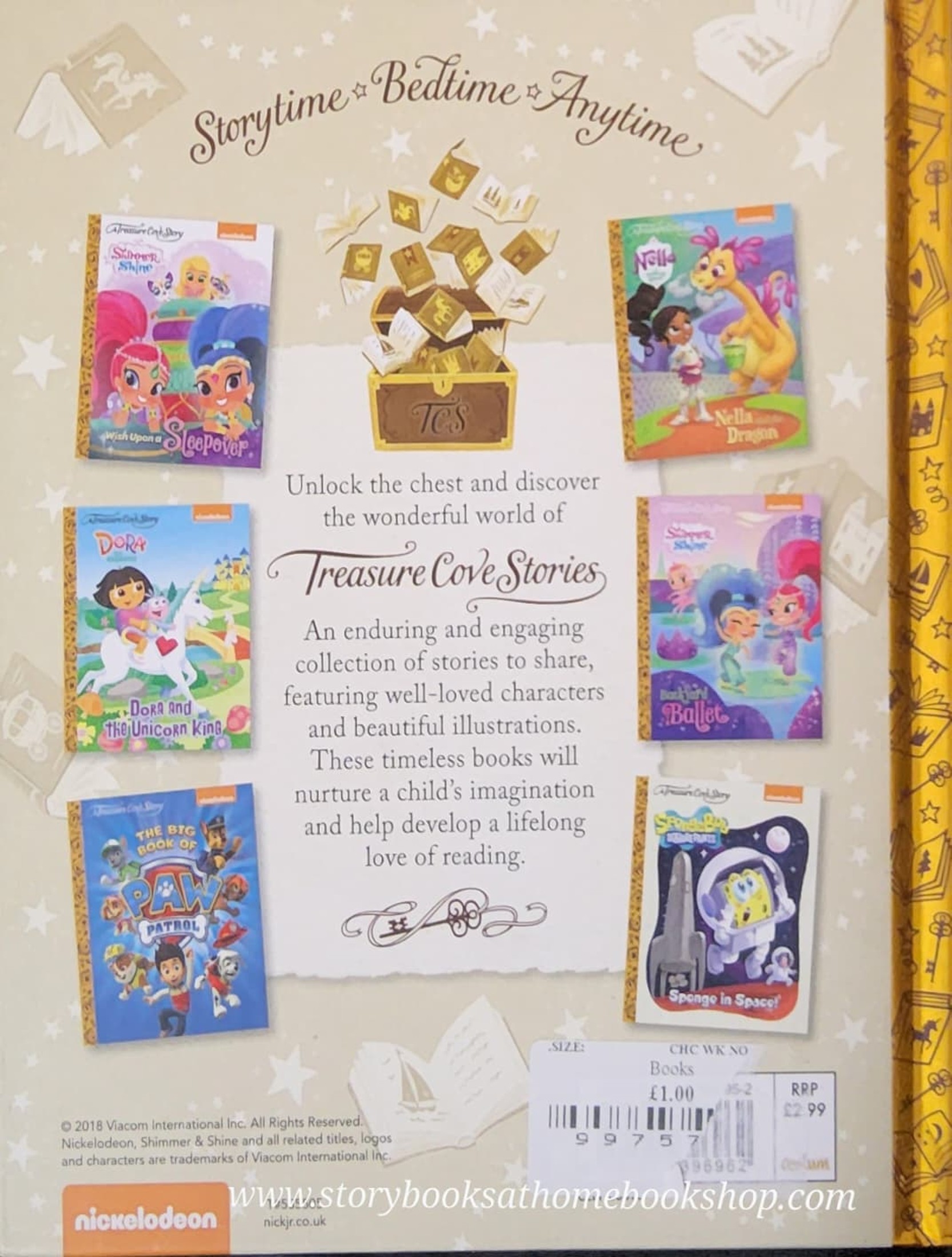 หนังสือนิทานปกแข็ง** 🍅🍓A TREASURE COVE STORY:SHIMMER SHINE TREASURE TWINS