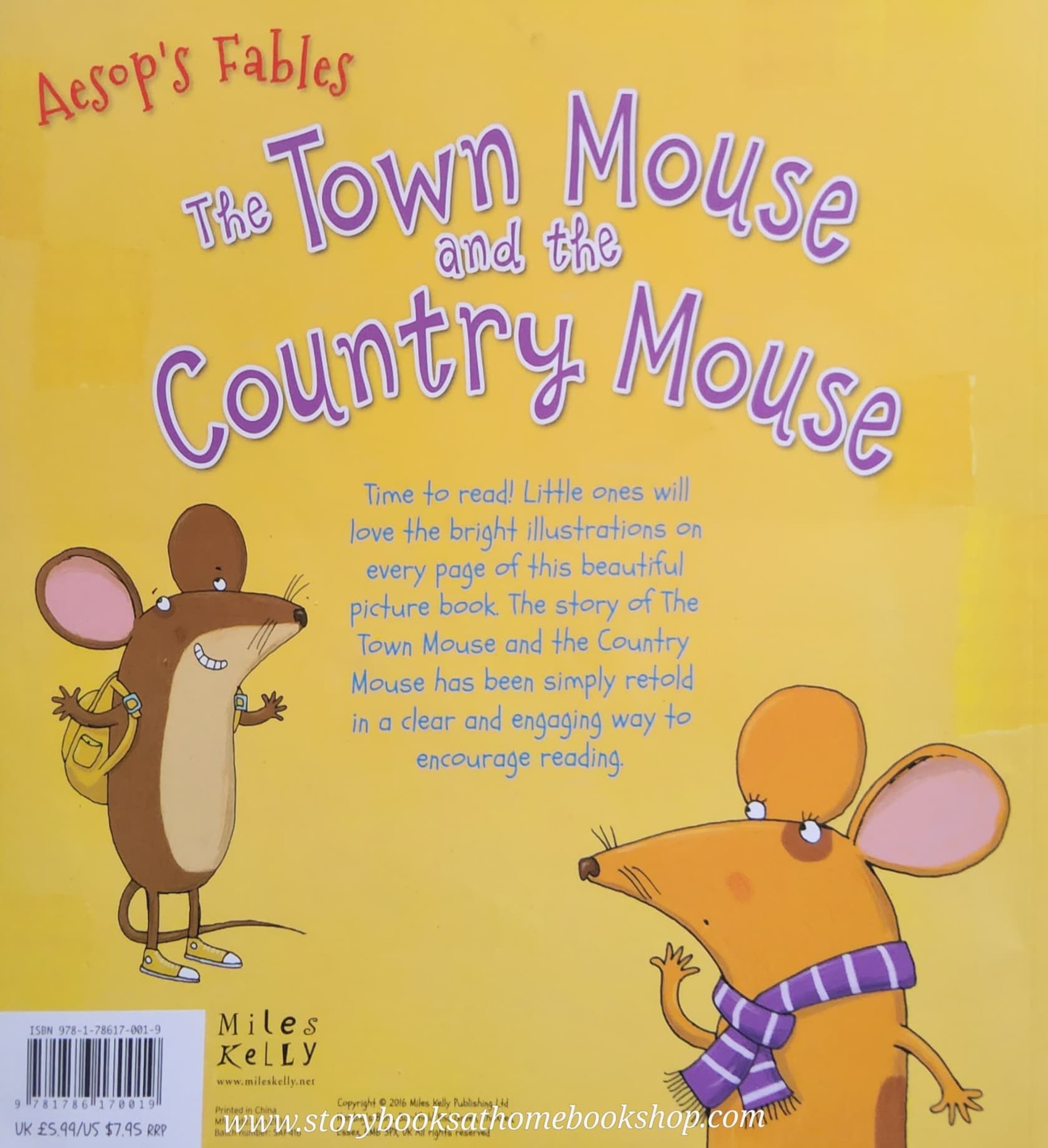 หนังสือนิทานปกอ่อน** 🍅🍓Aesop's Fables The Town Mouse and the Country Mouse