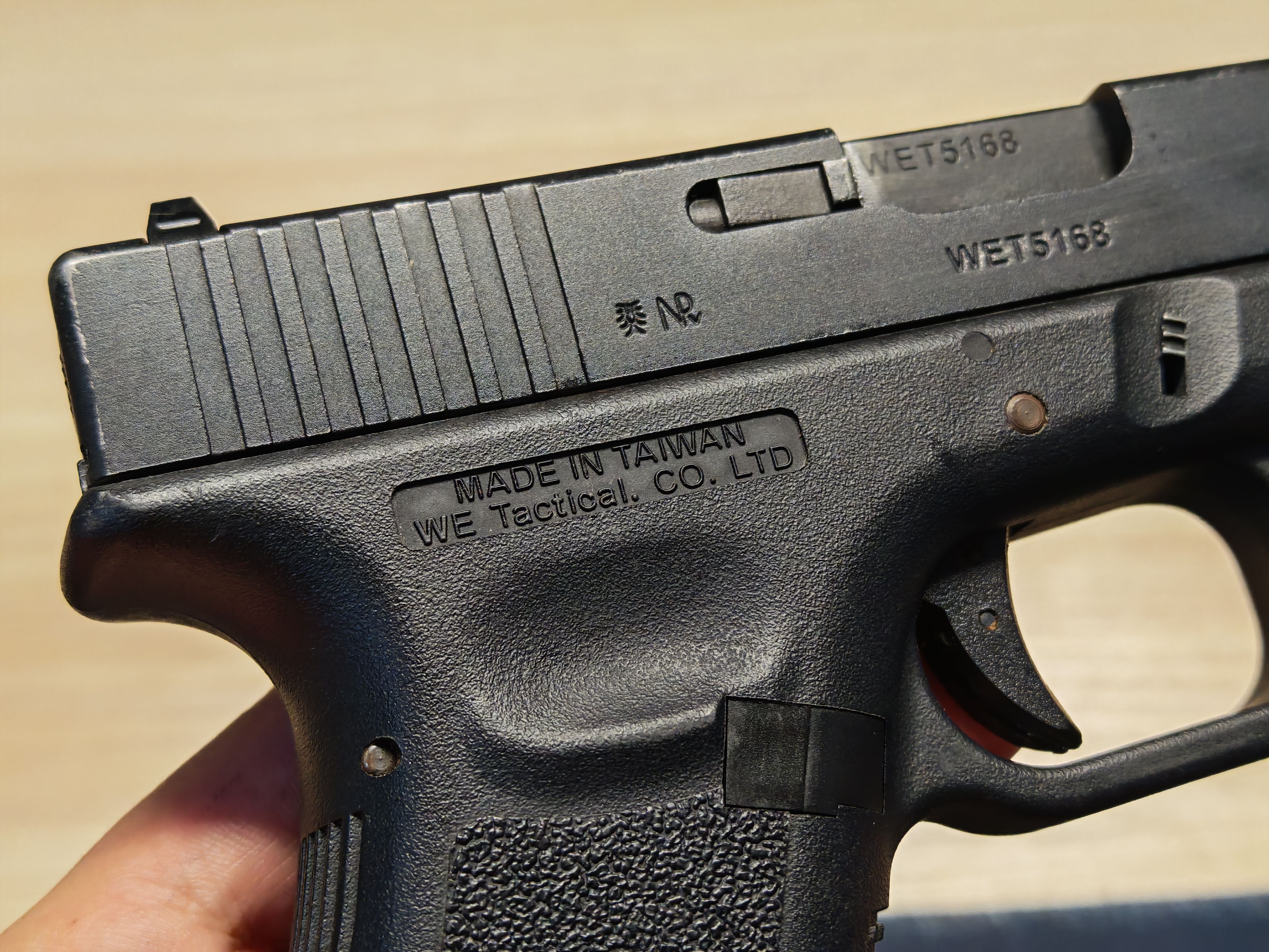 WE G19 Glock19 Gen3 GBB BB Gun บีบีกัน แบบแก๊ส ปืนอัดลม มือสอง Airsoft Gun