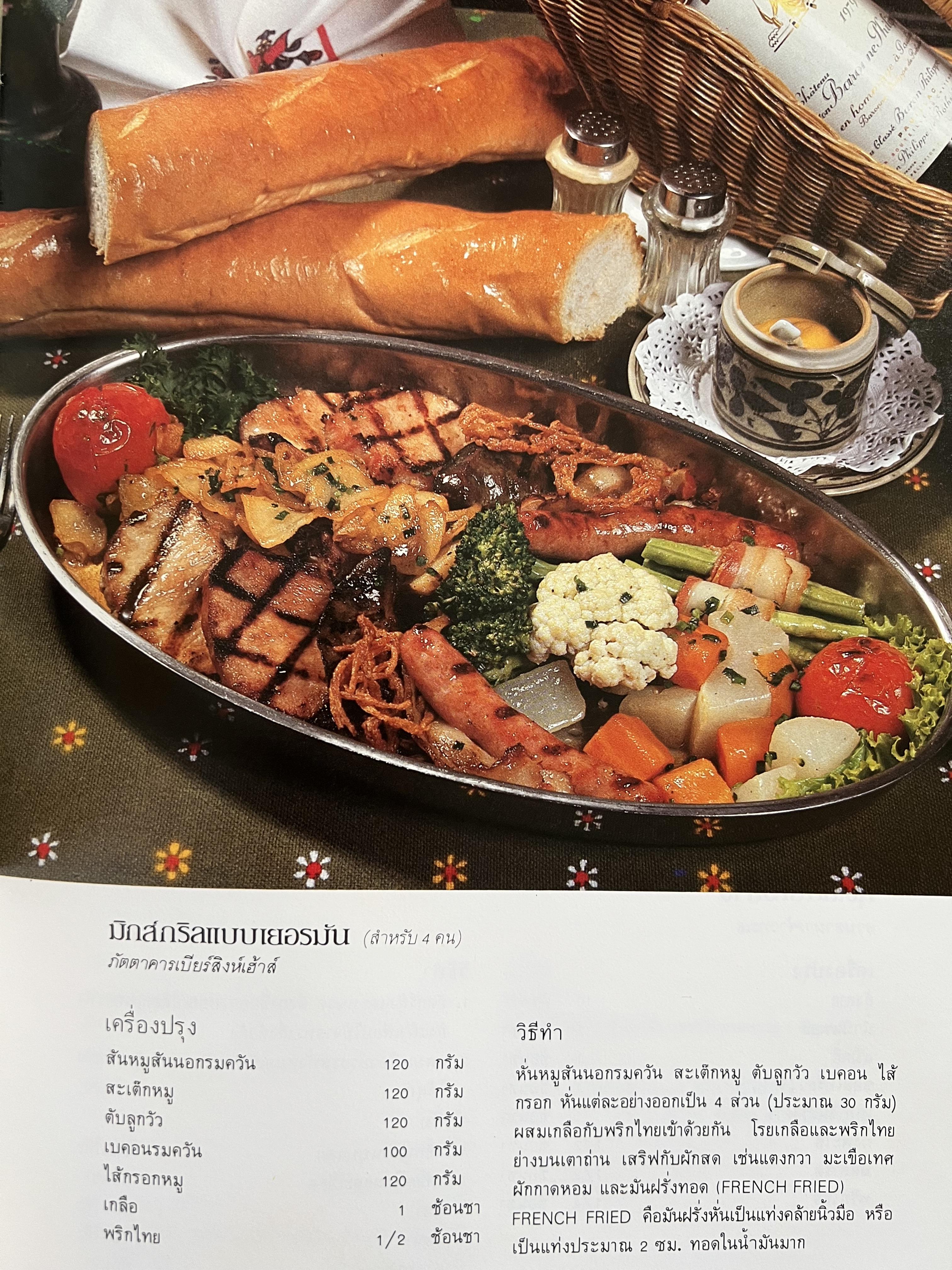 ตำราอาหารภัตตาคาร โดย : อาจารย์ศรีสมร คงพันธุ์ อาจารย์มณี สุวรรณผ่อง อาจารย์จันทร ทศานนท์.