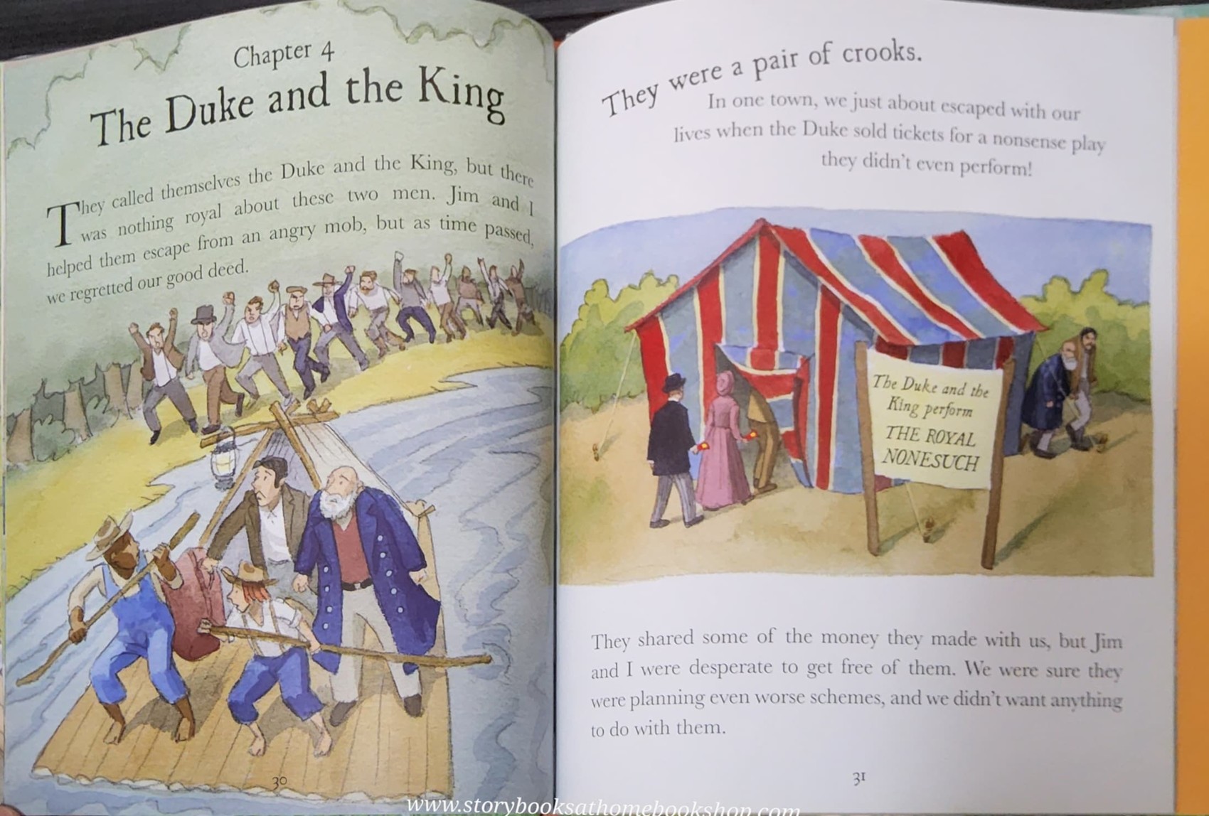 หนังสือนิทานปกแข็ง** 🍅🍓FAVOURITE CLASSICS THE ADVENTURES OF HUCKLEBERRY FINN