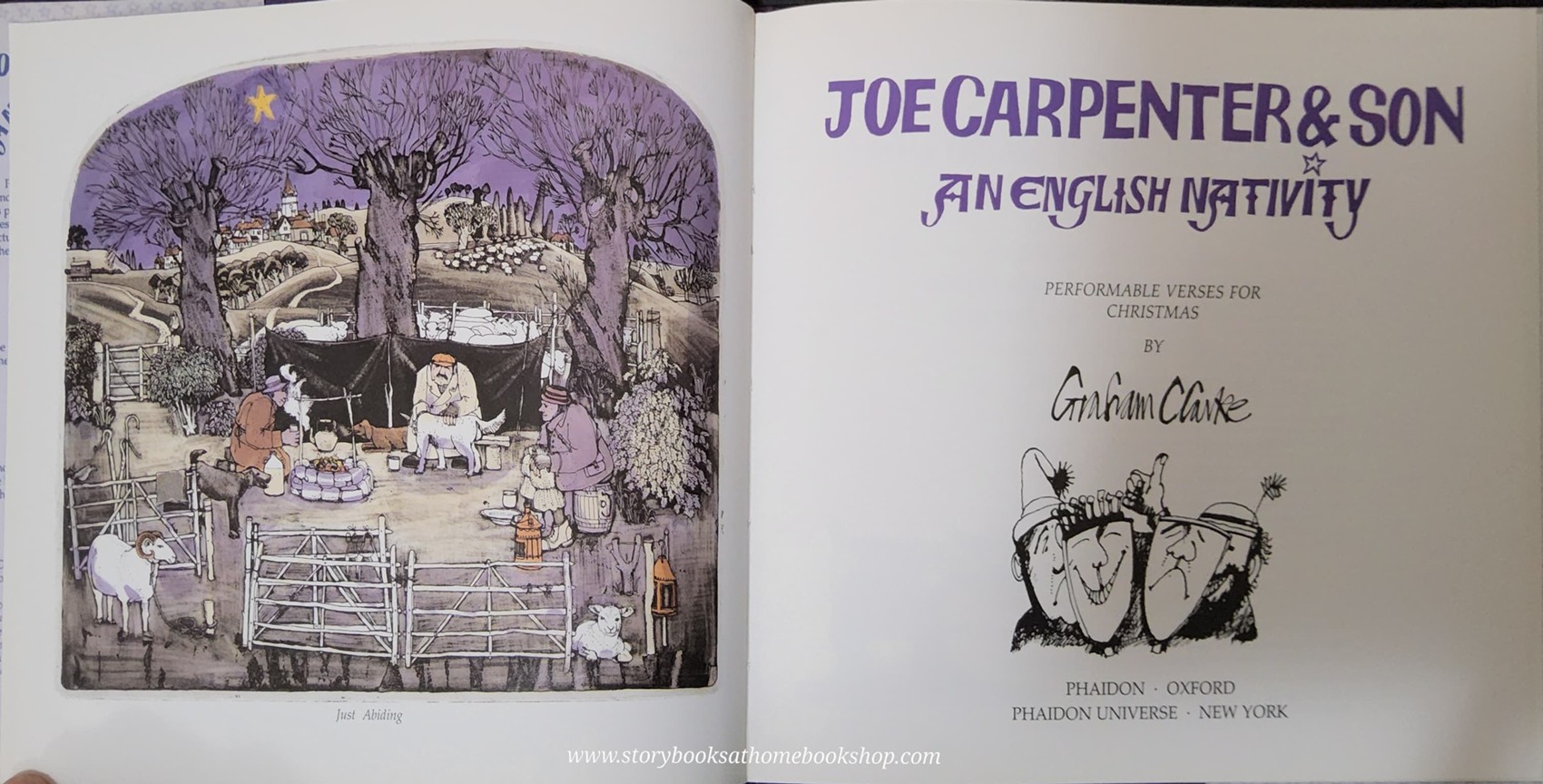 หนังสือนิทานปกแข็ง* 🍓🍓JOE CARPENTER&SON : AN ENGLISH NAIVITY