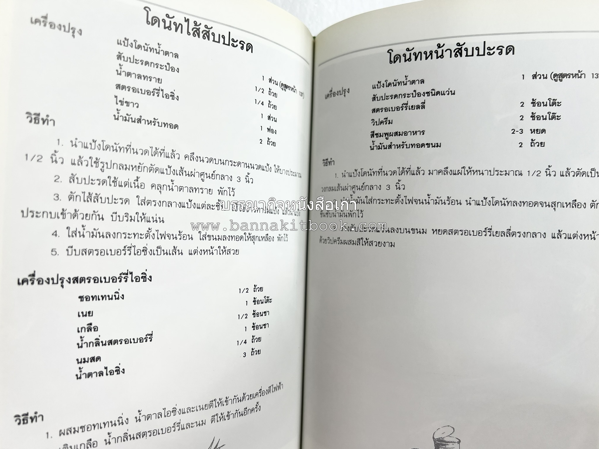 ขนมปัง โดนัท มัฟฟิน (ชุดเบเกอรี่ 1) โดย : อาจารย์ศรีสมร คงพันธุ์.