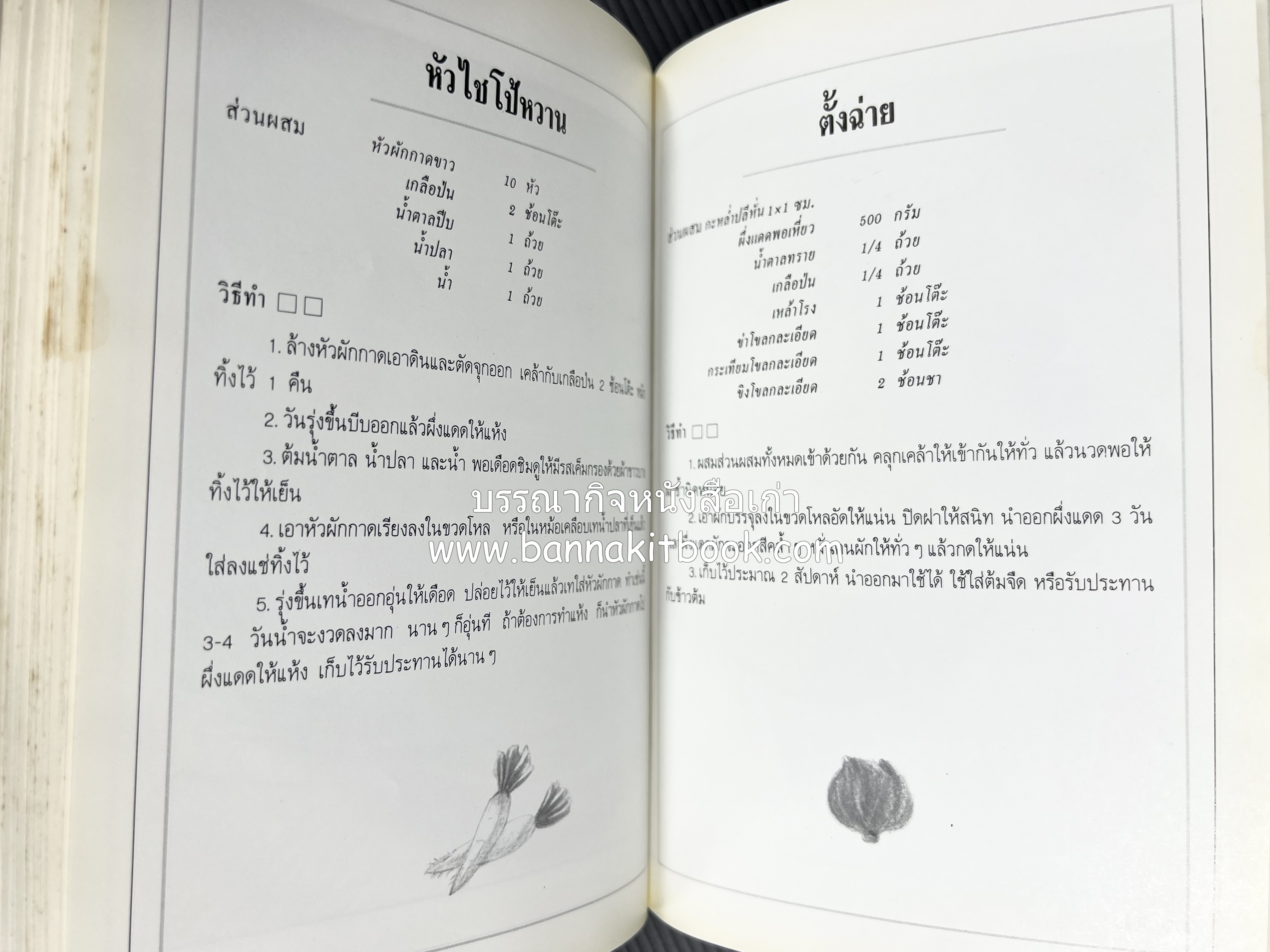 อาหารเชื่อม ดอง และการถนอมอาหาร โดย : อาจารย์ศรีสมร คงพันธุ์ (พิมพ์ครั้งแรก).