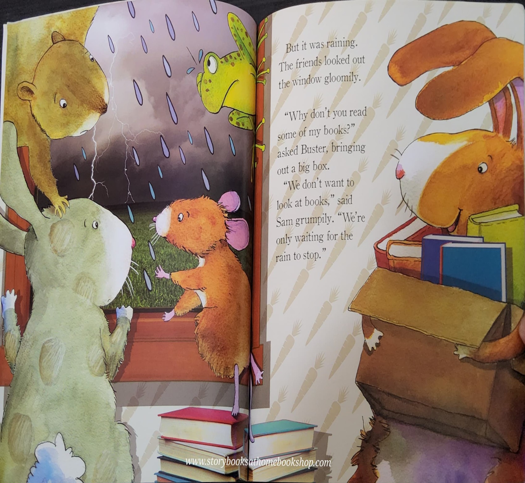 หนังสือนิทานปกอ่อน ** 🍅🍅BUNNY LOVES TO READ