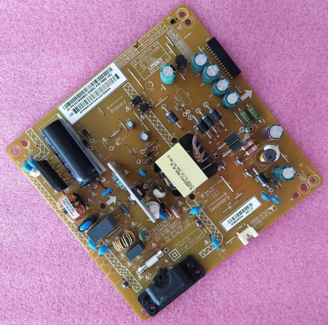 POWER SUPPLY LG (ซับพลาย แอลจี) ของแท้ถอดจากเครื่อง รุ่น 32LF520D-TA พาร์ทบอร์ด PK101W0980I