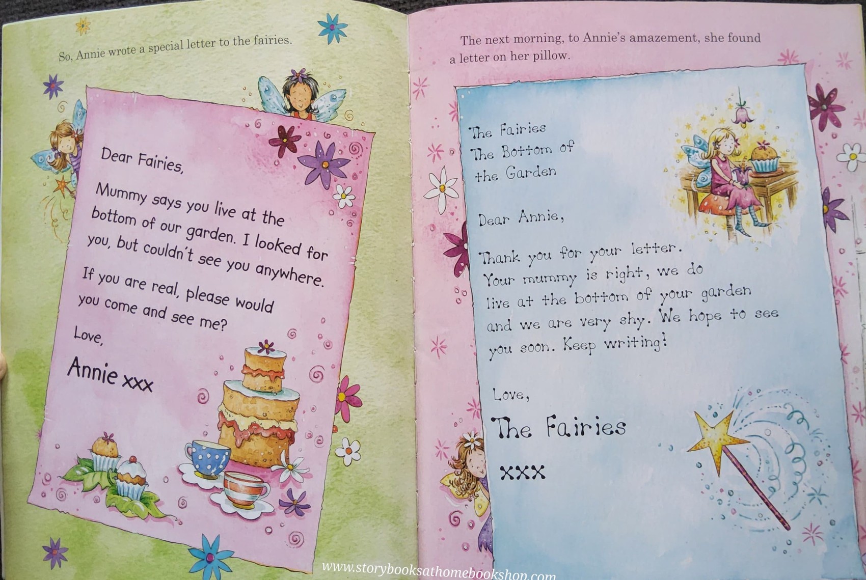 หนังสือนิทานปกอ่อน** 🍅🍓 Fairy Magic (ปกชมพู)