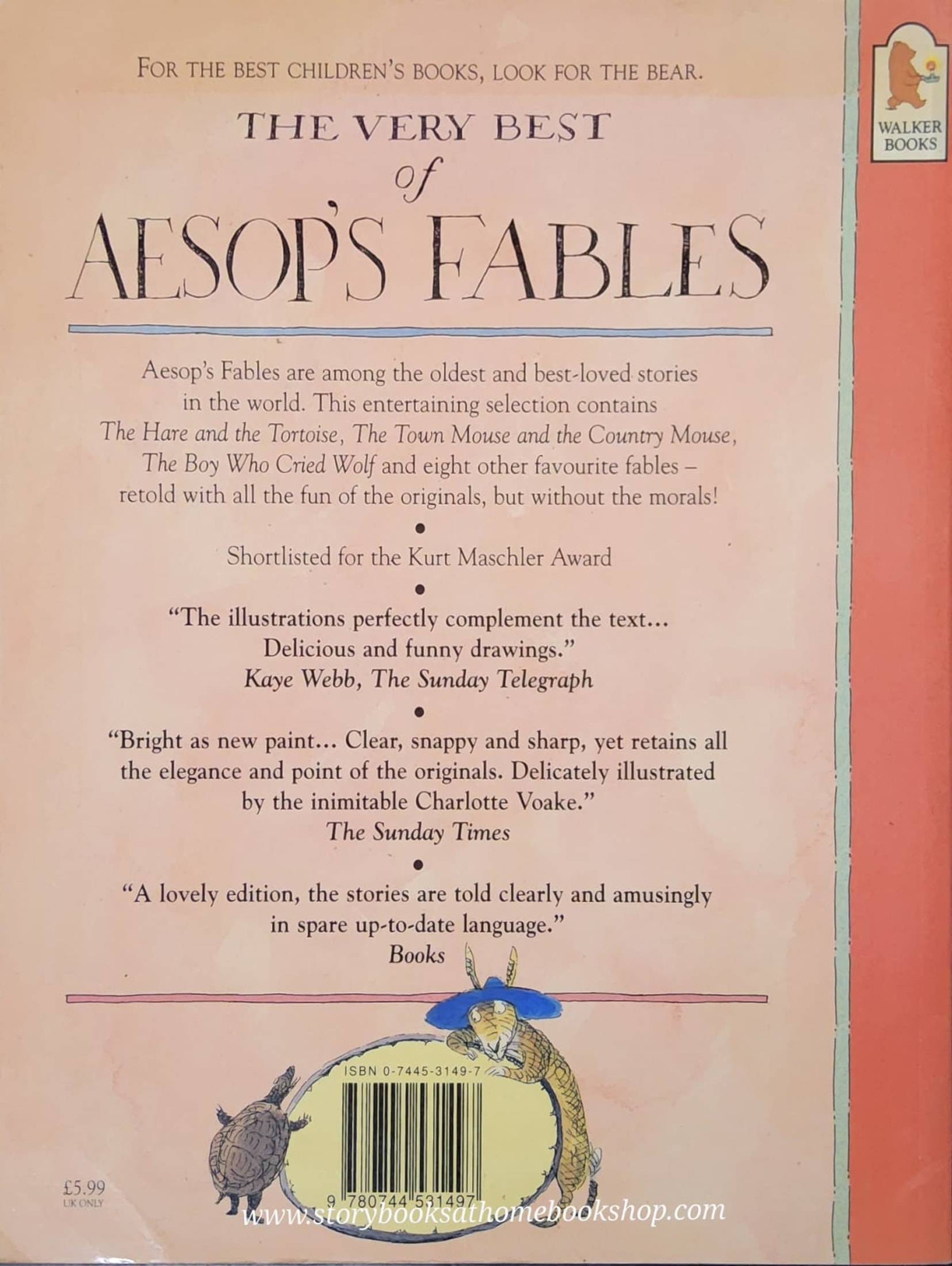 หนังสือนิทานปกอ่อน** 🍅🍓THE VERY BEST OF AEOP'S FABLES