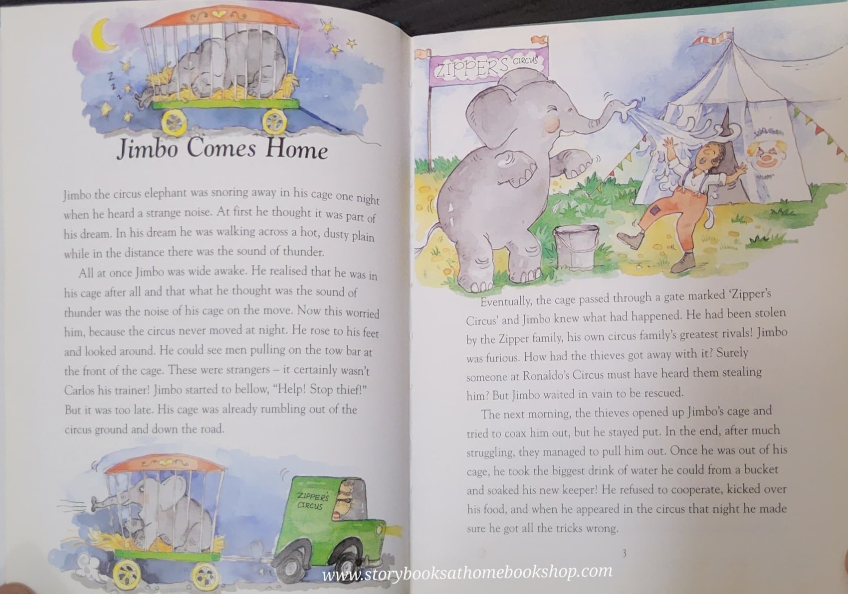 หนังสือนิทานปกแข็ง ** 🍅🍅JIMBO COMES HOME AND OTHER STORIES