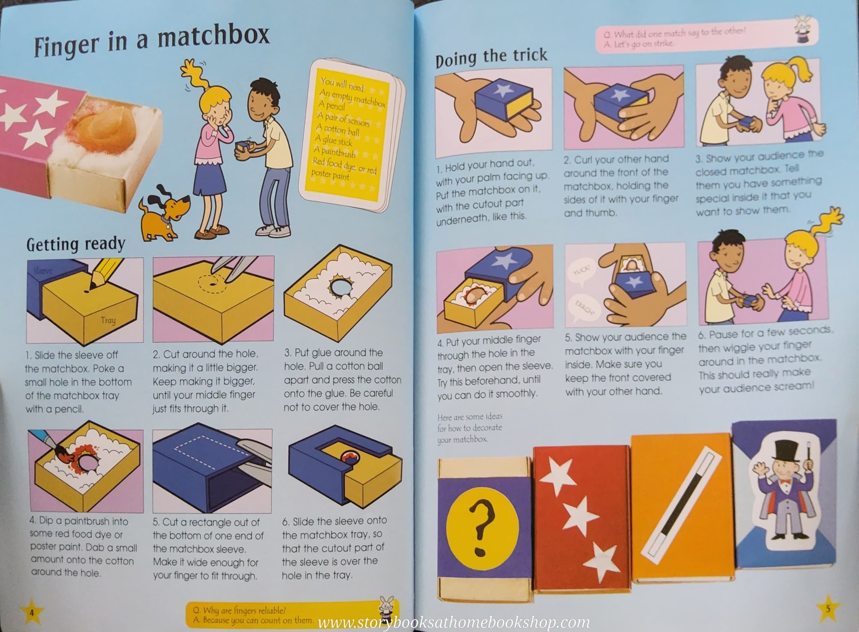 ACTIVITIES Book** ð
ðMAGIC TRICKS TO MAKE AND DO