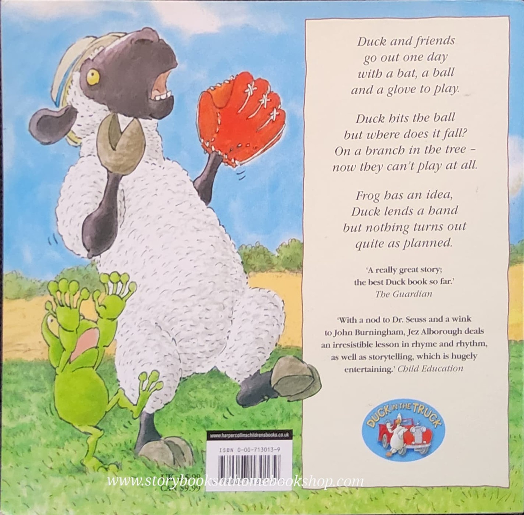 หนังสือนิทานปกอ่อน** 🍅🍓HIT THE BALL DUCK BY JEZ ALBOROUGH