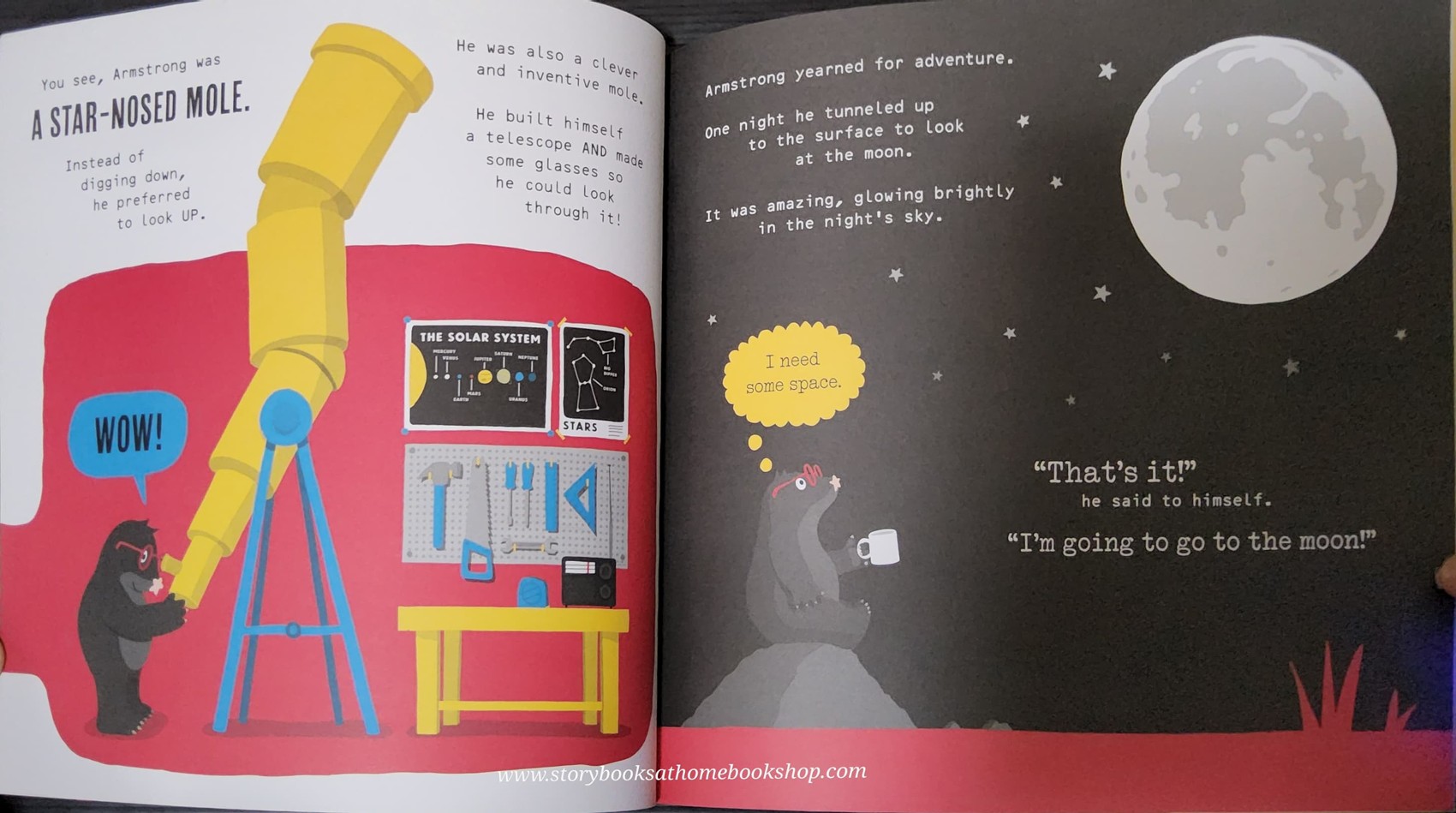 หนังสือนิทานปกอ่อน** ♥️ROCKETMOLE BY MATT CARR