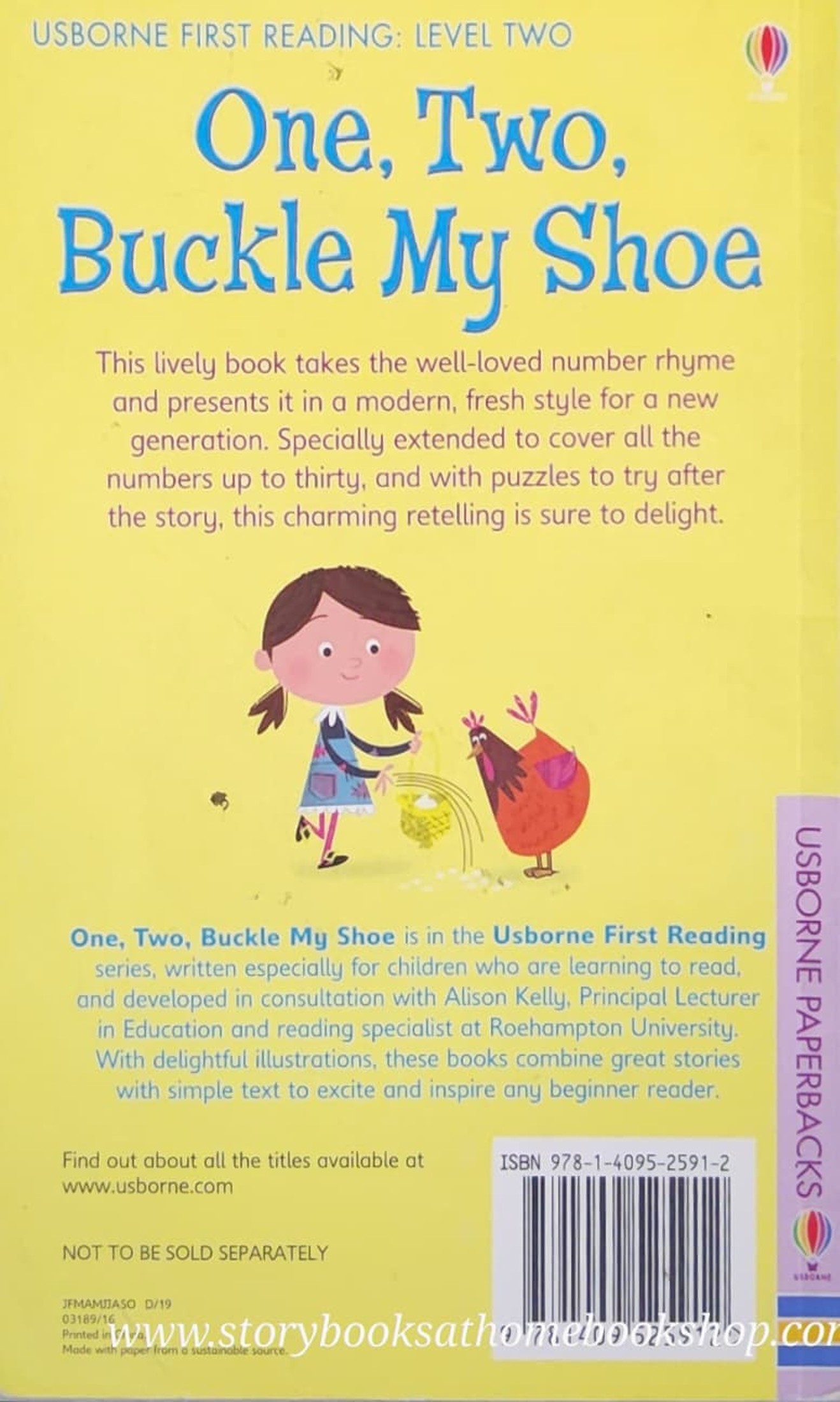 หนังสือนิทานปกอ่อน** ♥️USBORNE FIRST READING: ONE,TWO,BUCKLE MY SHOE