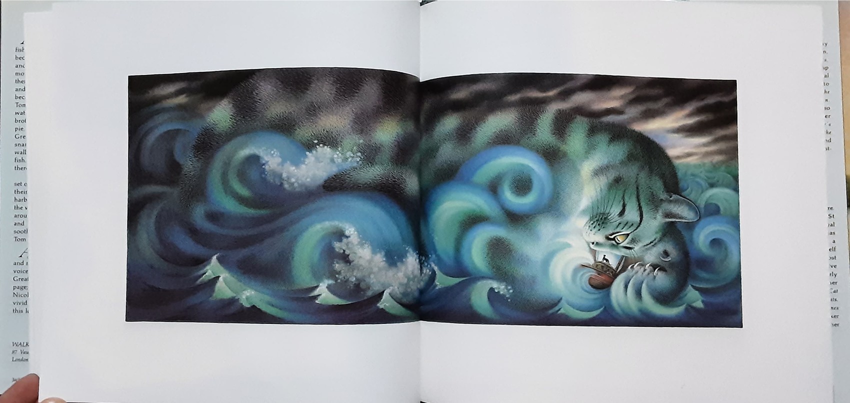 หนังสือนิทานเด็ก ภาษาอังกฤษ ปกแข็ง 🍅🍓THE MOUSEHOLE CAT/Used สภาพ 80-90%