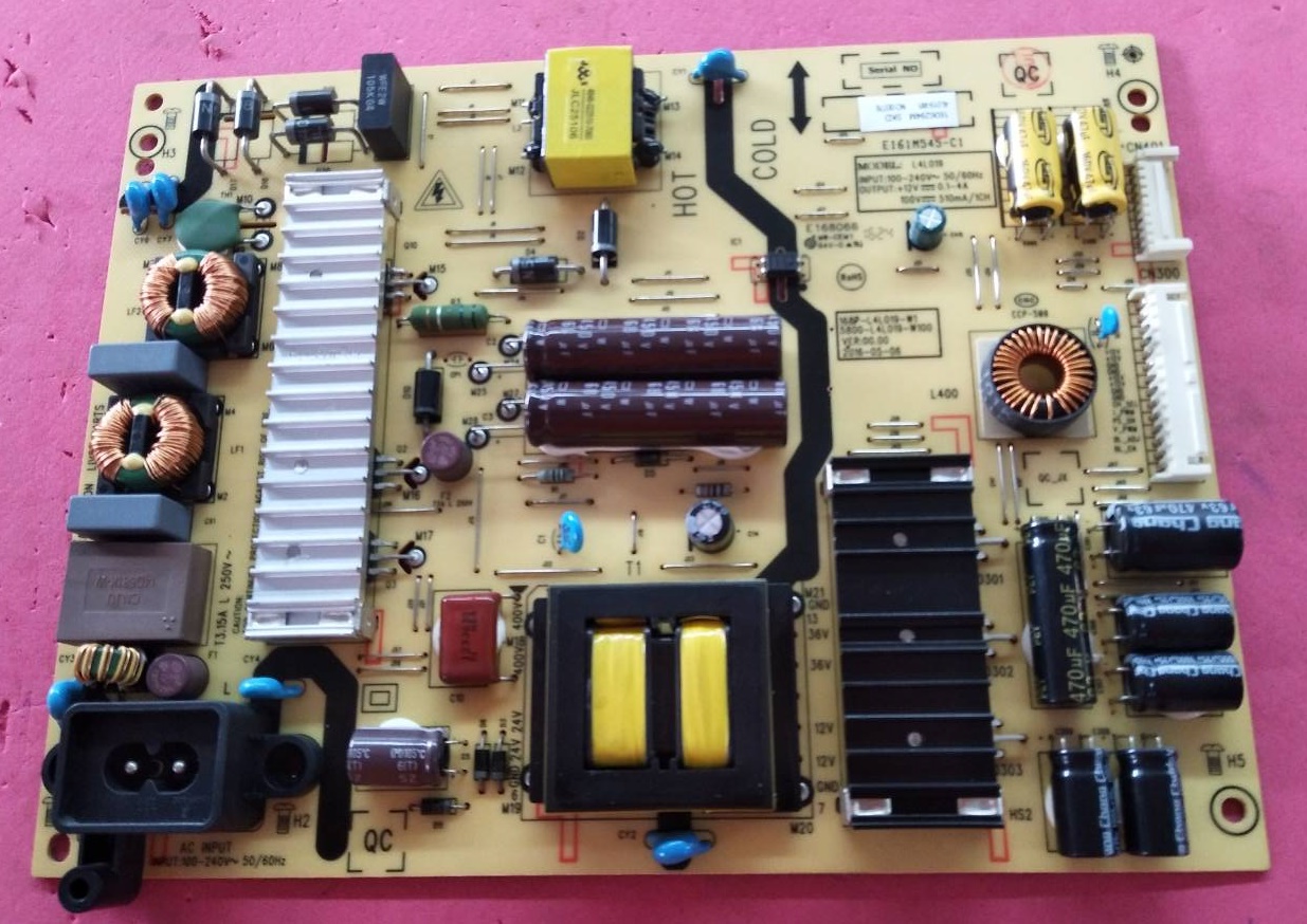 POWER SUPPLY PANASONIC (พานาโซนิค) ของแท้ถอดจากเครื่อง รุ่น TH-43DX400T พาร์ท5800-L4L019-W100