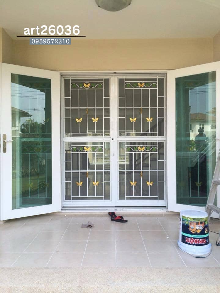 เหล็กดัดสีอบ #22