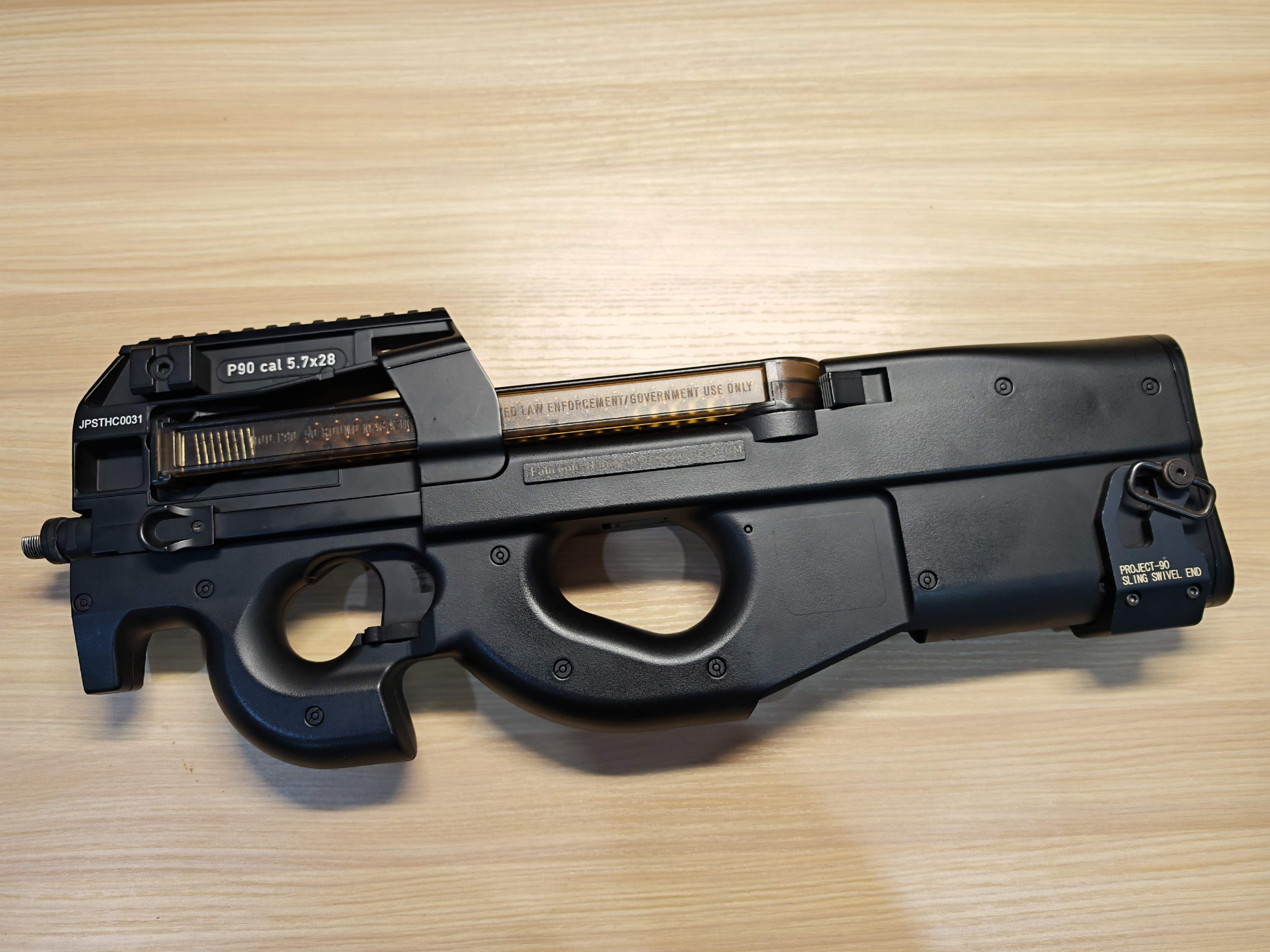 Double Bell 810 P90 แต่งภายใน AEG BB Gun บีบีกัน Airsoft Gun ปืนอัดลม ปืนยาวไฟฟ้า มือสอง