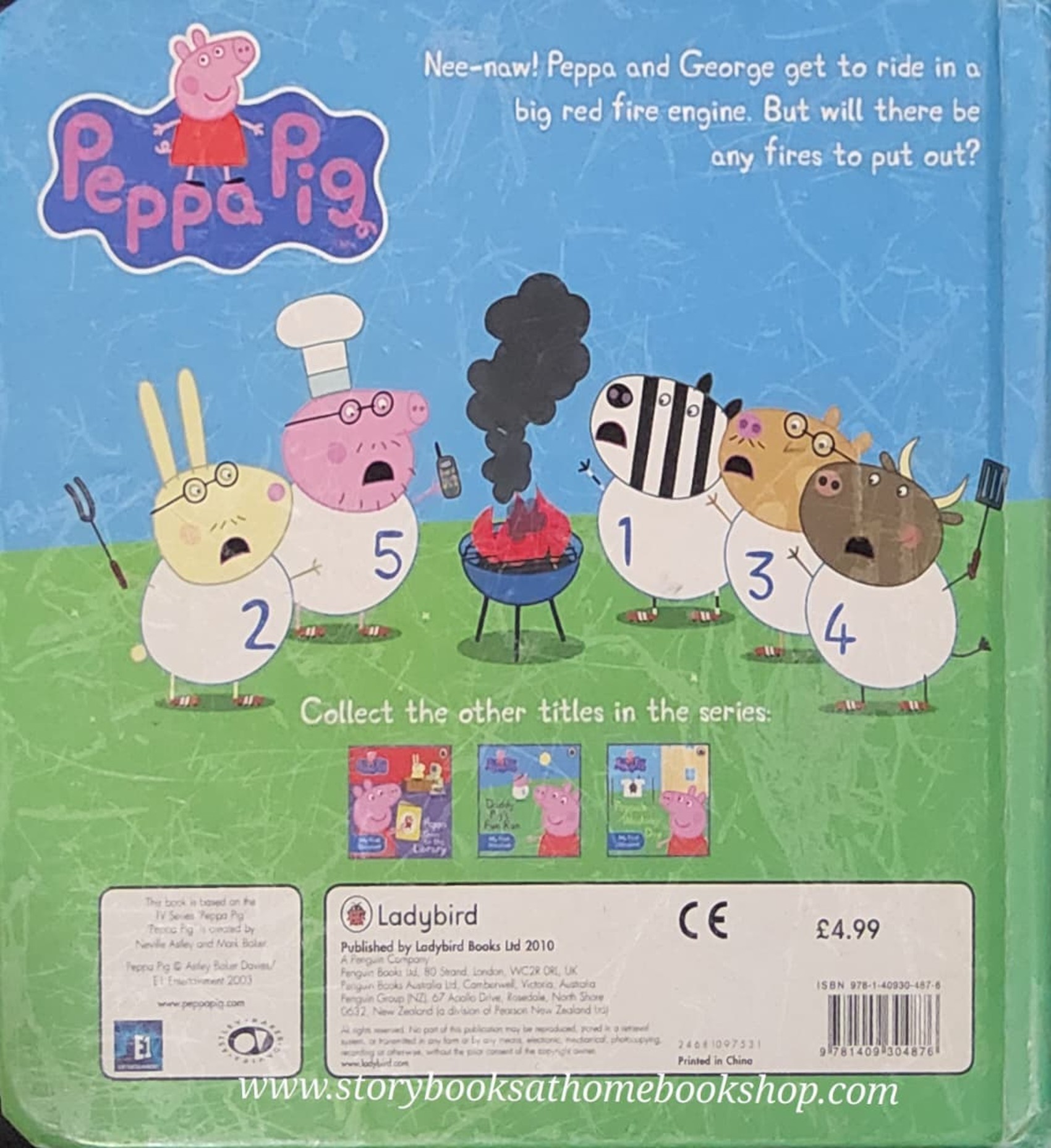 BOARD BOOK** ♥️PEPPA PIG THE FIRE ENGINE