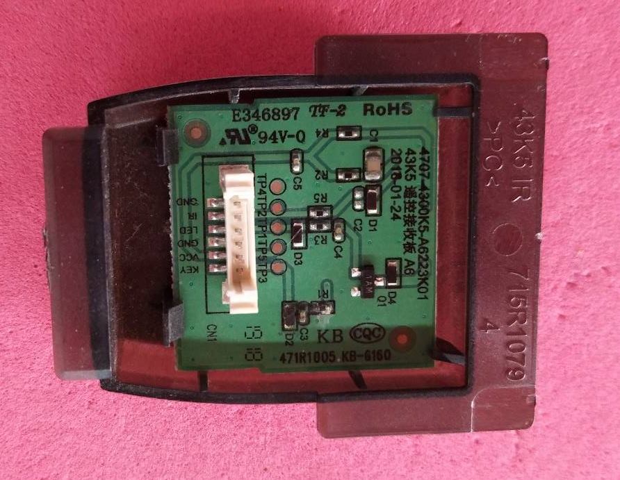 คีย์กดทีวี LG(แอลจี) ของแท้ถอดจากเครื่อง รุ่น32LK5400 43LK5400 49LK5400 471R1005-KB-6160 E346897