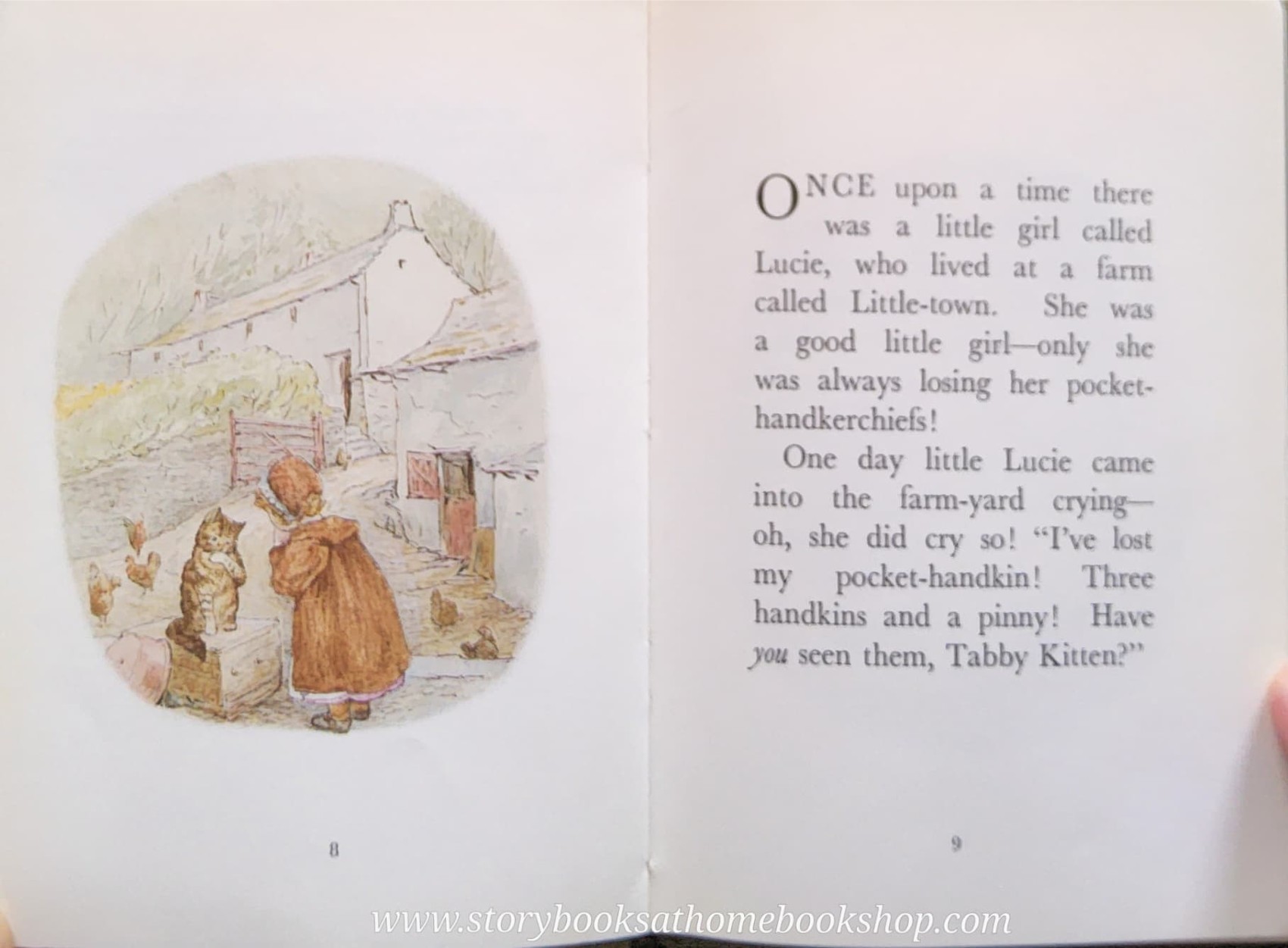 หนังสือนิทานปกแข็ง** 🍅🍓THE TALE OF MRS.TIGGY-WINKLE BY BEATRIX POTTER