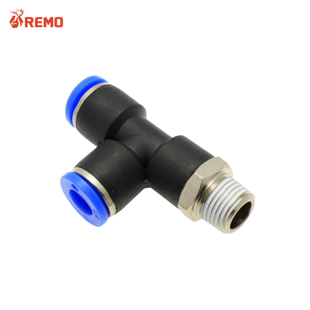 สามทางเกลียวนอกด้านข้าง (PD) M4x1/4"