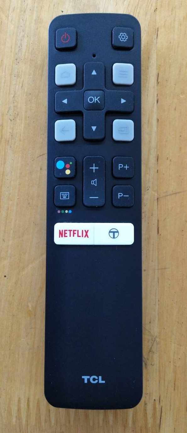 รีโมททีวีสมาร์ท TCL ของแท้มากับเครื่อง รุ่น 55T6 : MRC802V (รองรับคำสั่งเสียง)