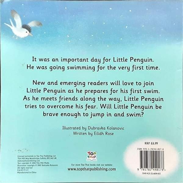 หนังสือนิทานปกอ่อน** 🍅🍓Little Penguin Learns to Swim