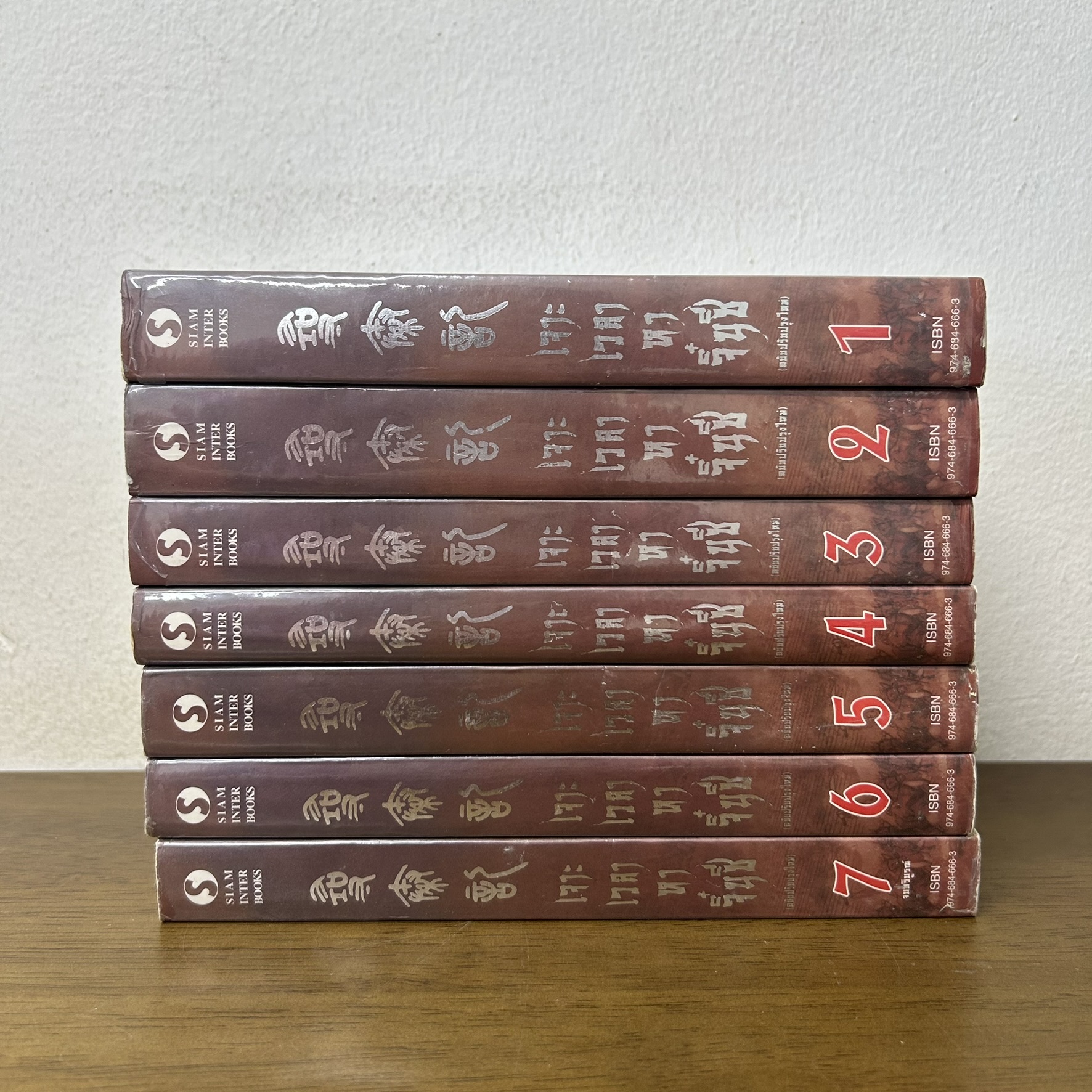 เจาะเวลาหาจิ๋นซี เล่ม 1-7 จบ ... หวงอี้ เขียน น.นพรัตน์ แปล (มือสอง) นิยาย แปลจีน กำลังภายใน สยามอินเตอร์