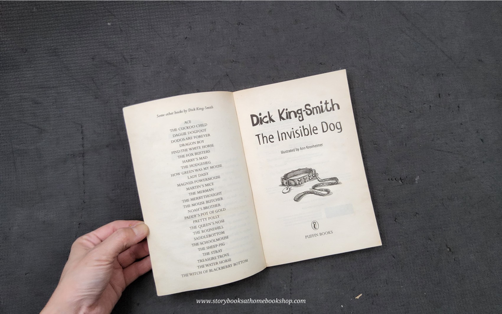 รรณกรรมเยาวชน** **หนังสือนิทานปกอ่อน** 🍅THE INVISIBLE DOG BY DICK KING-SMITH