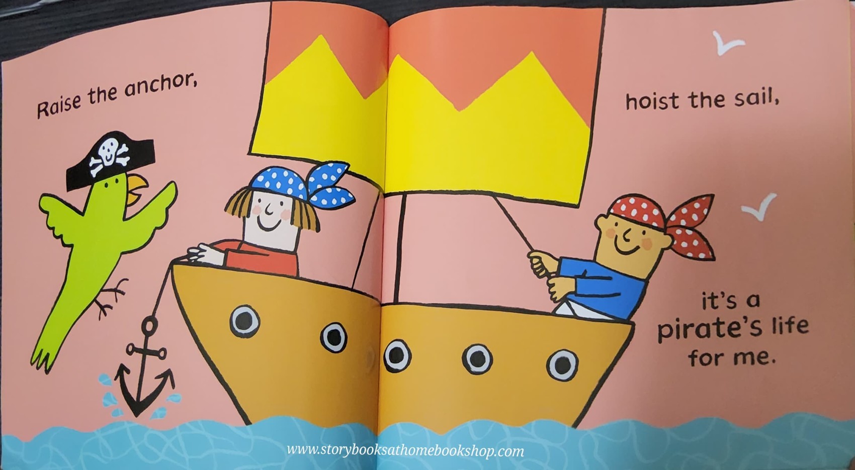 หนังสือนิทานปกอ่อน** 🍅🍅GO,GO,PIRATE BOAT BY KATRINA CHARMAN AND NICK SHARRATT