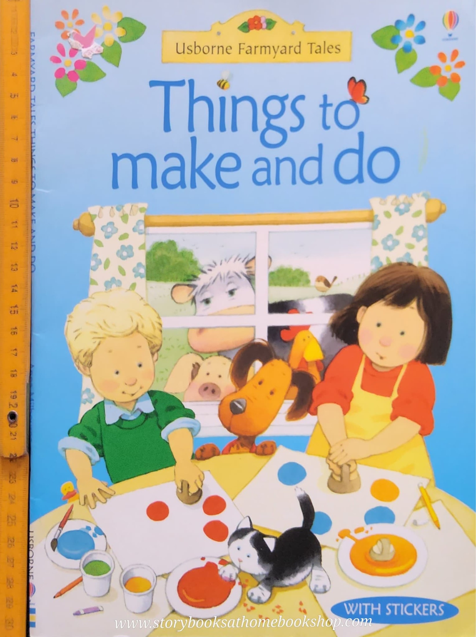ACTIVITES BOOK** ♥️USBORNE FARMYARD TALES:THINGS TO MAKE AND DO